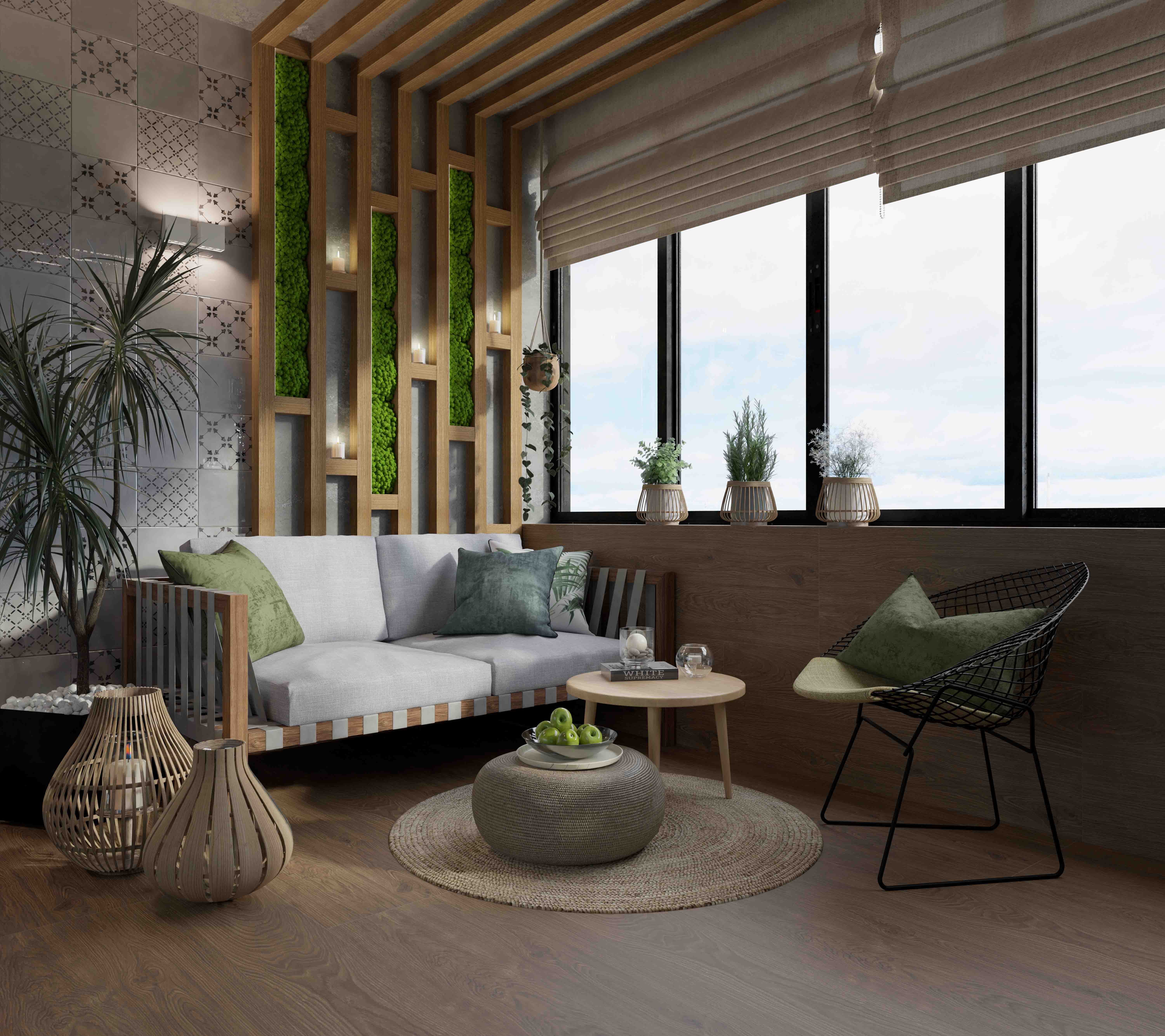 Изображение товара Плитка настенная Axima Джаз темно-серого цвета 20x20 см 1,04 м²