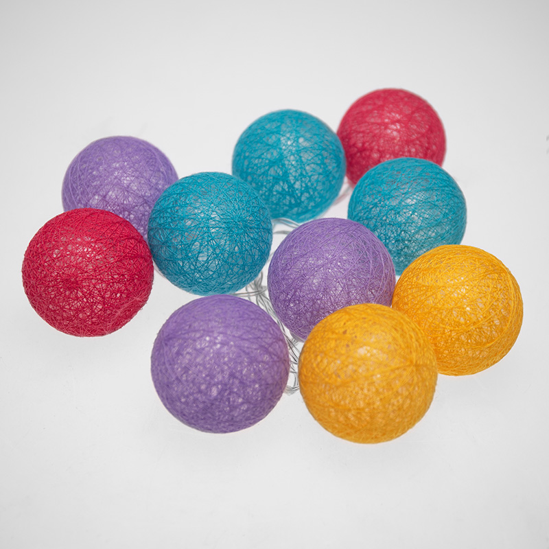 Изображение товара Тайские фонарики Фейерверк 5м, 25LED, прозрачный ПВХ, теплый белый, питание USB