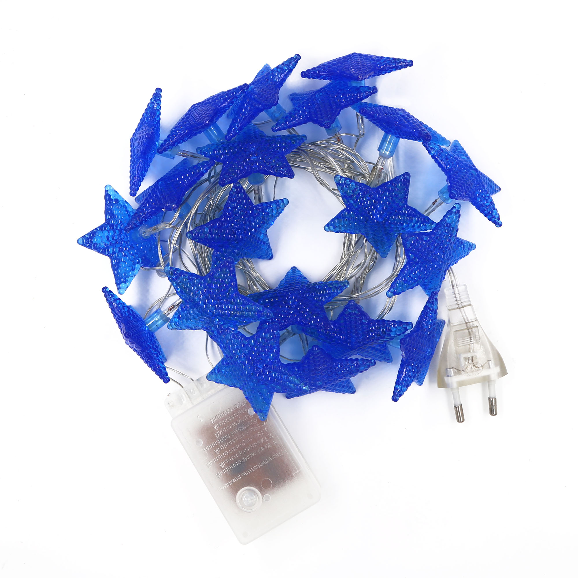 Изображение товара Гирлянда внутренняя Гирлянда с насадками B&H 20 LED синий 2 м