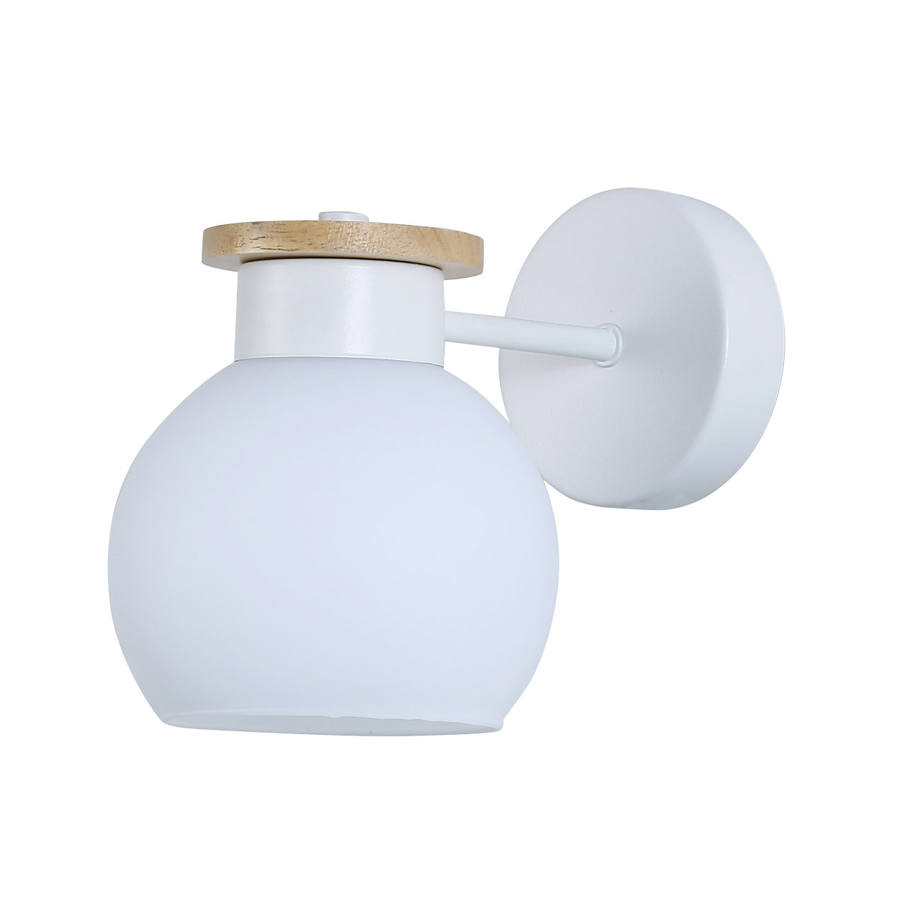 Изображение товара Бра Дэла 1х60W E27 220 V белая - современный настенный светильник