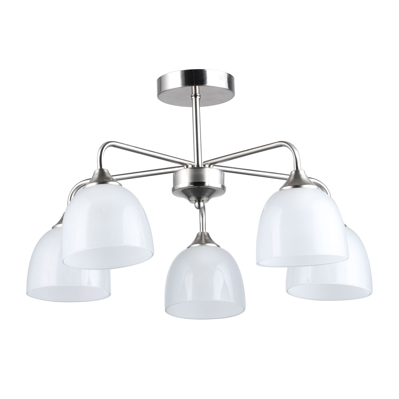 Изображение товара Люстра Блеск 5x60W E14, Серебристая, Современный Стиль