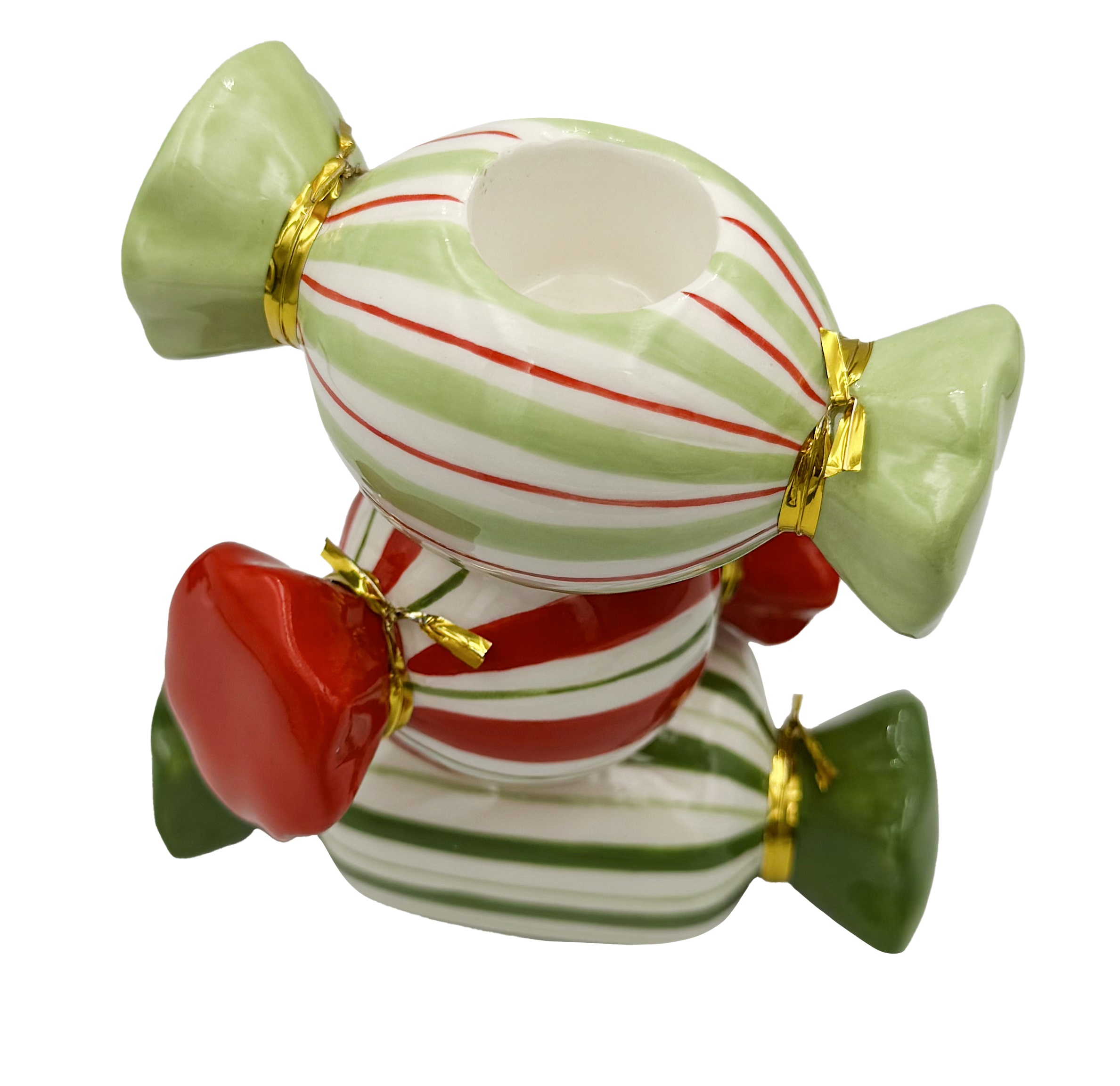 Изображение товара Подсвечник  для 1 свечи, в форме конфет, 10*7,6*12,2 см