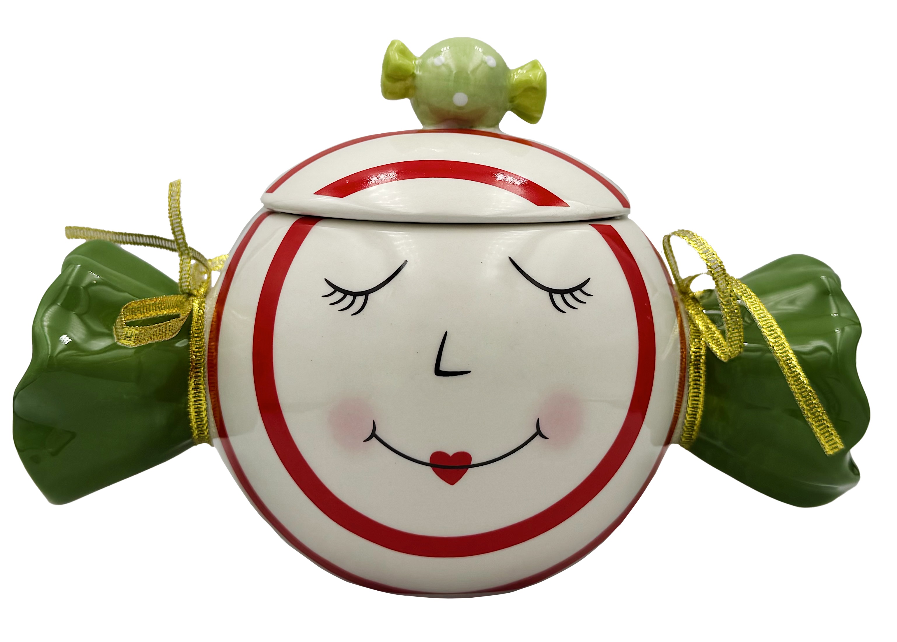 Изображение товара Красочная сахарница конфетница 19*11,5*12,7 см многоцветная декоративная