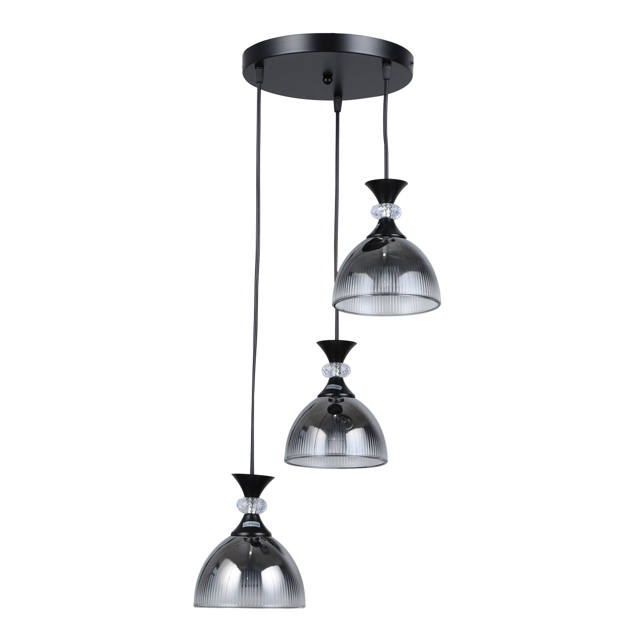 Изображение товара Люстра Соло 3х60W E27 220 V чёрная