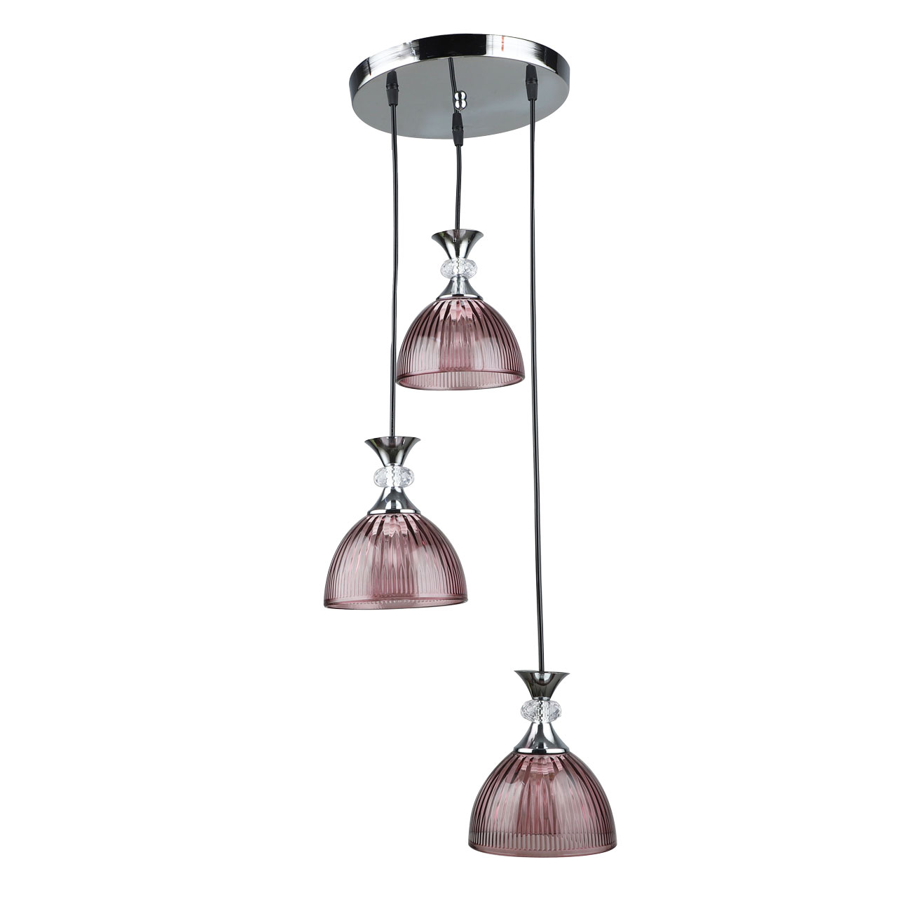 Изображение товара Люстра Соло 3x60W E27 220V хром современная потолочная светильник