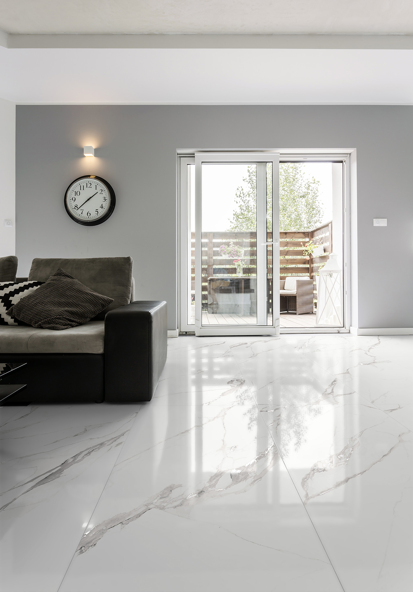 Изображение товара Керамогранит Global Tile Alfanzo белый 60X120 см 1,44 м²