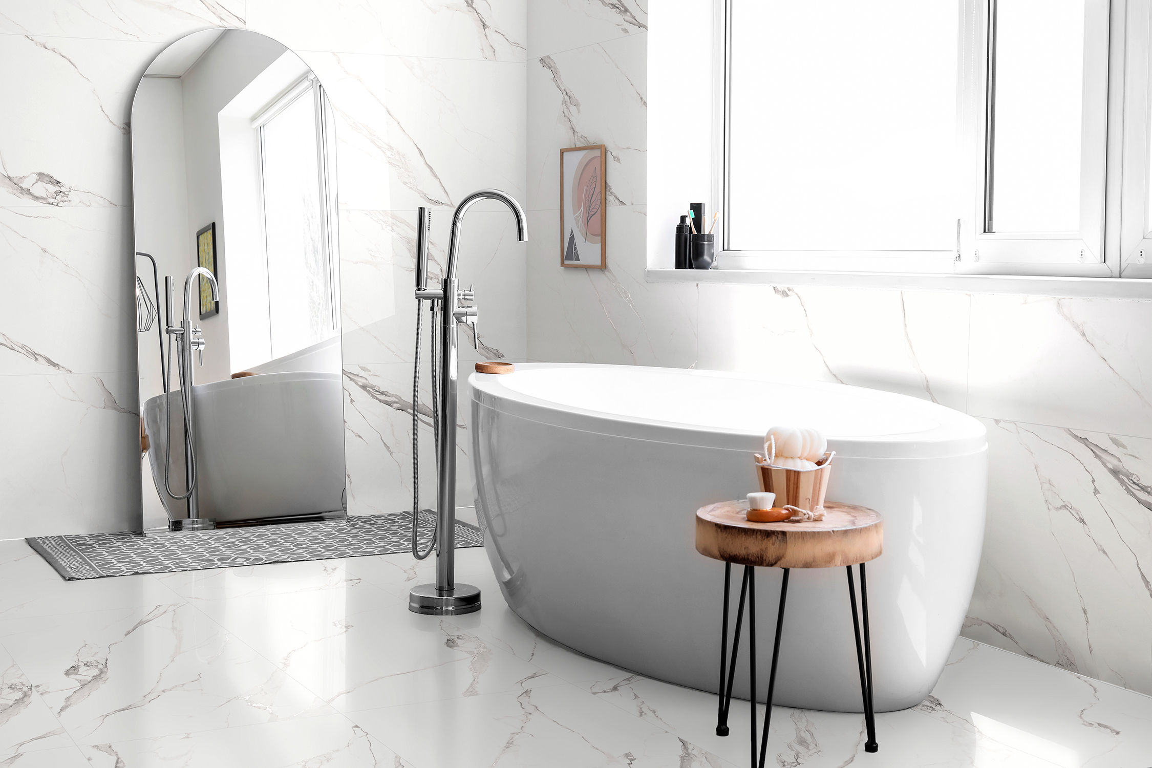 Изображение товара Керамогранит Global Tile Alfanzo белый 60x60 см для внутренней отделки