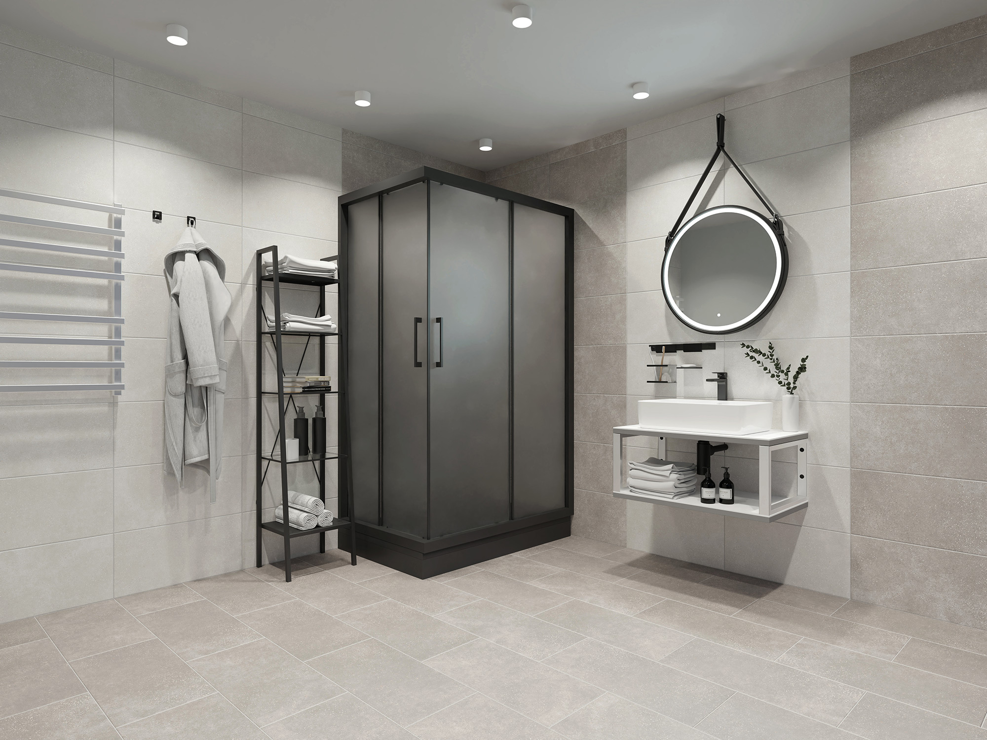 Изображение товара Керамогранит Global Tile Coral Rock 30X60 см серый для пола и стен