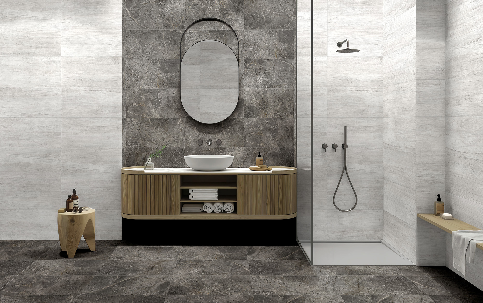 Изображение товара Керамогранит Global Tile Storm светло-серый 30X60 см для укладки на пол