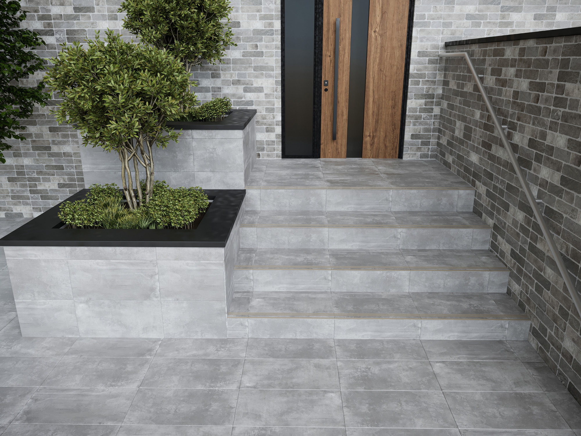 Изображение товара Керамическая ступень Global Tile Norse 30x60 см для наружных лестниц, 1,08 м²