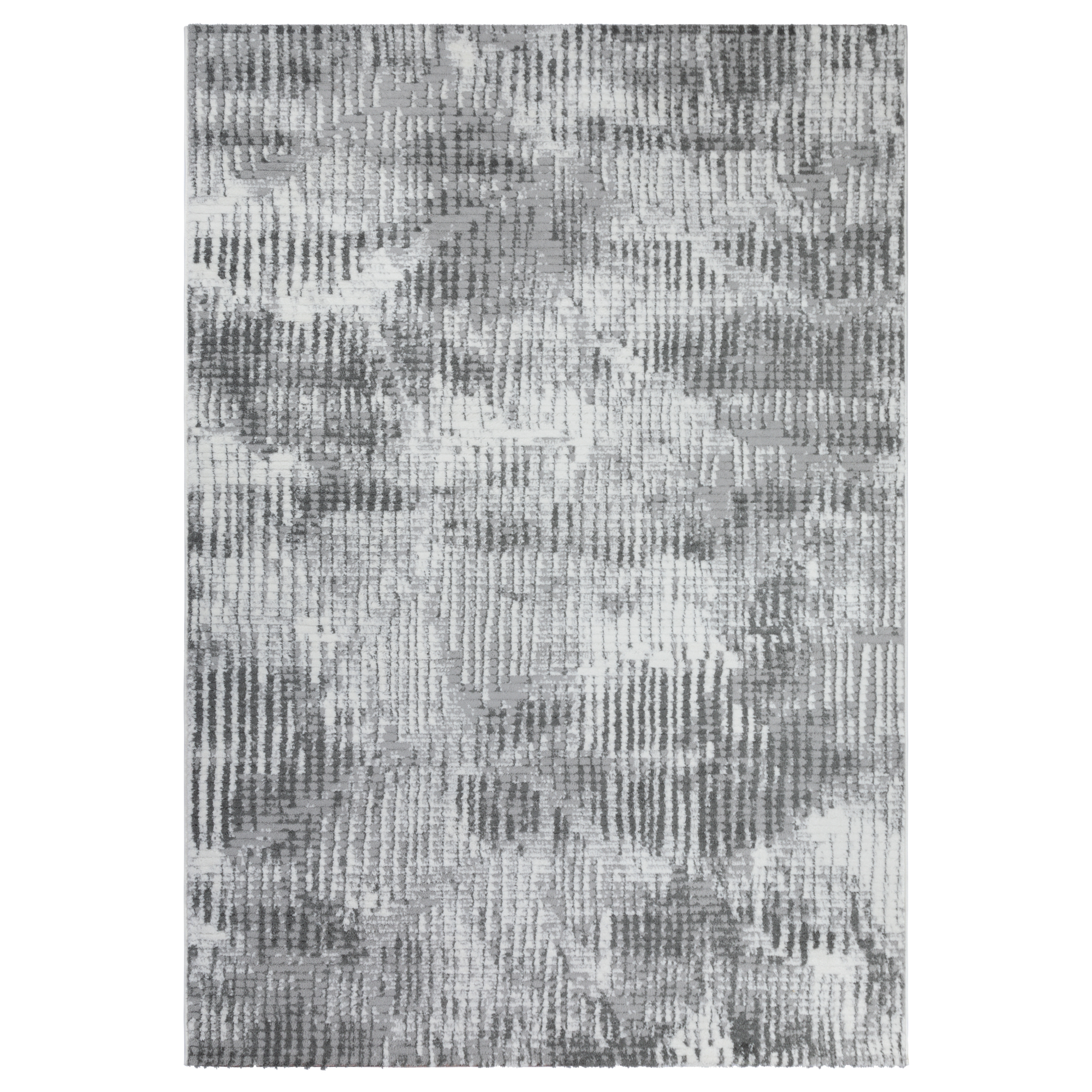Изображение товара Ковер FLORA 0.8x1.5 дизайн A960AQ прямоугольный серый ворсовый для дома