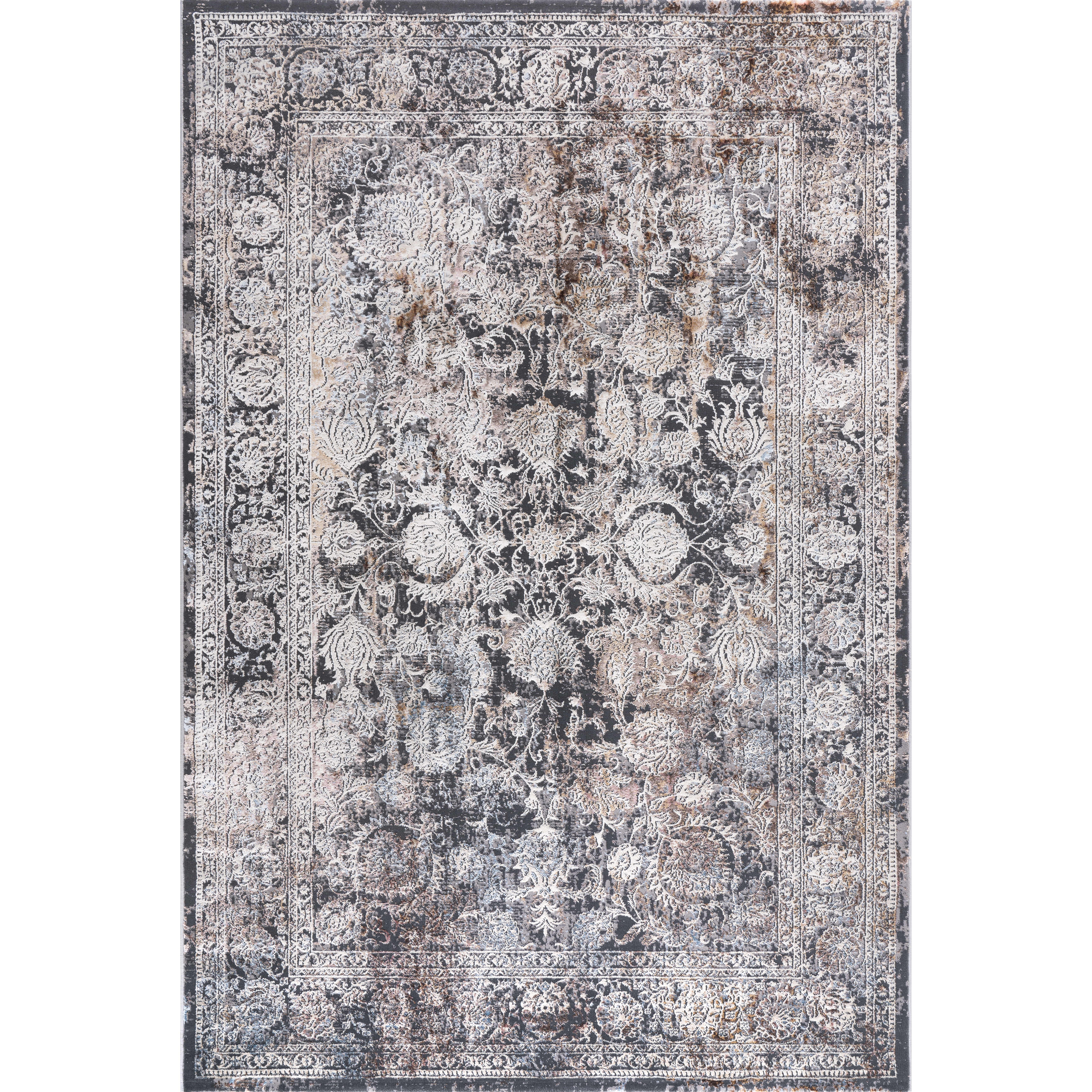 Изображение товара Ковер LISA 0.8*1.5 дизайн A3373A ворсовый для дома голубой