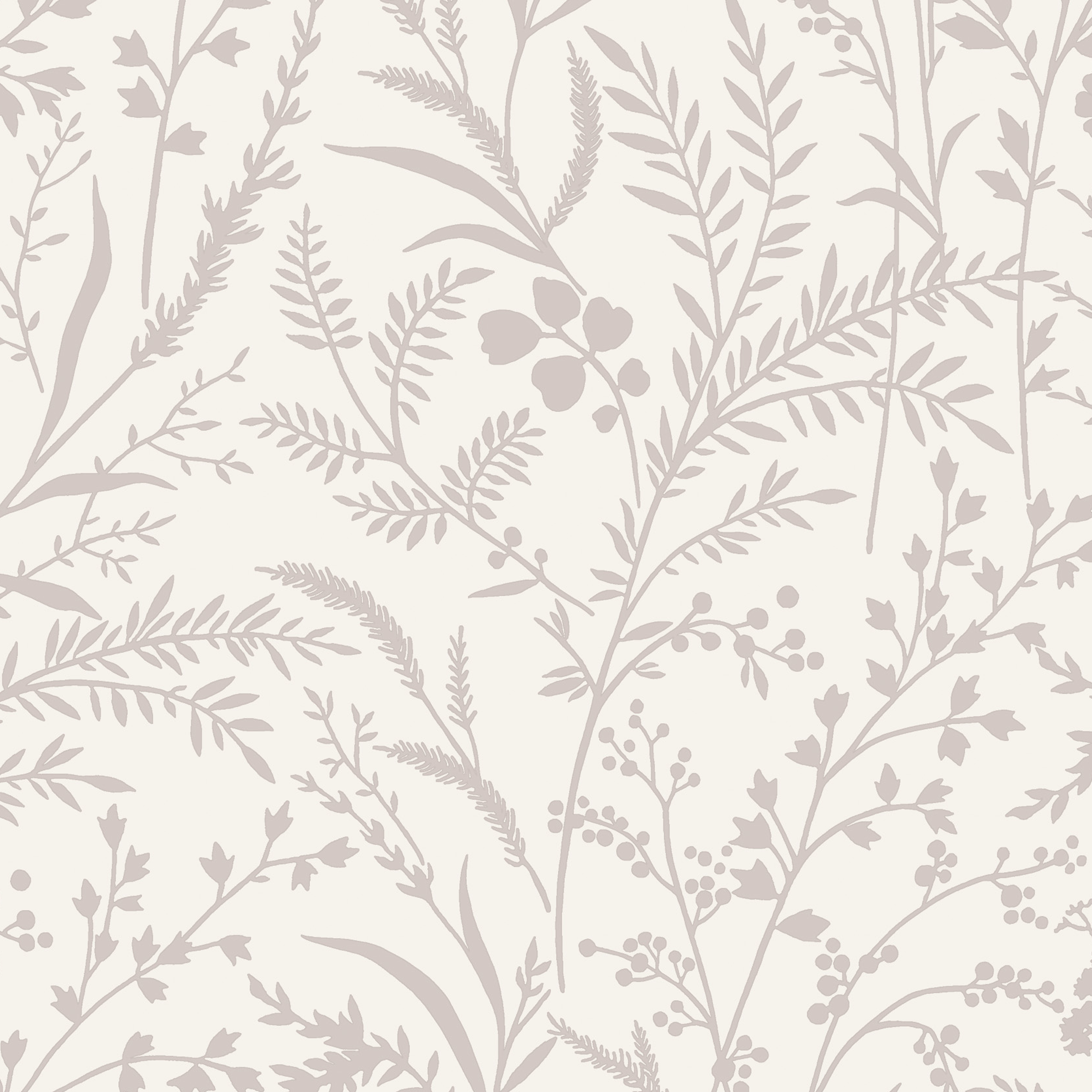 Изображение товара Виниловые обои WallSecret Herbal 8977-11 бежевые 10.05 м на 1.06 м с рельефным рисунком