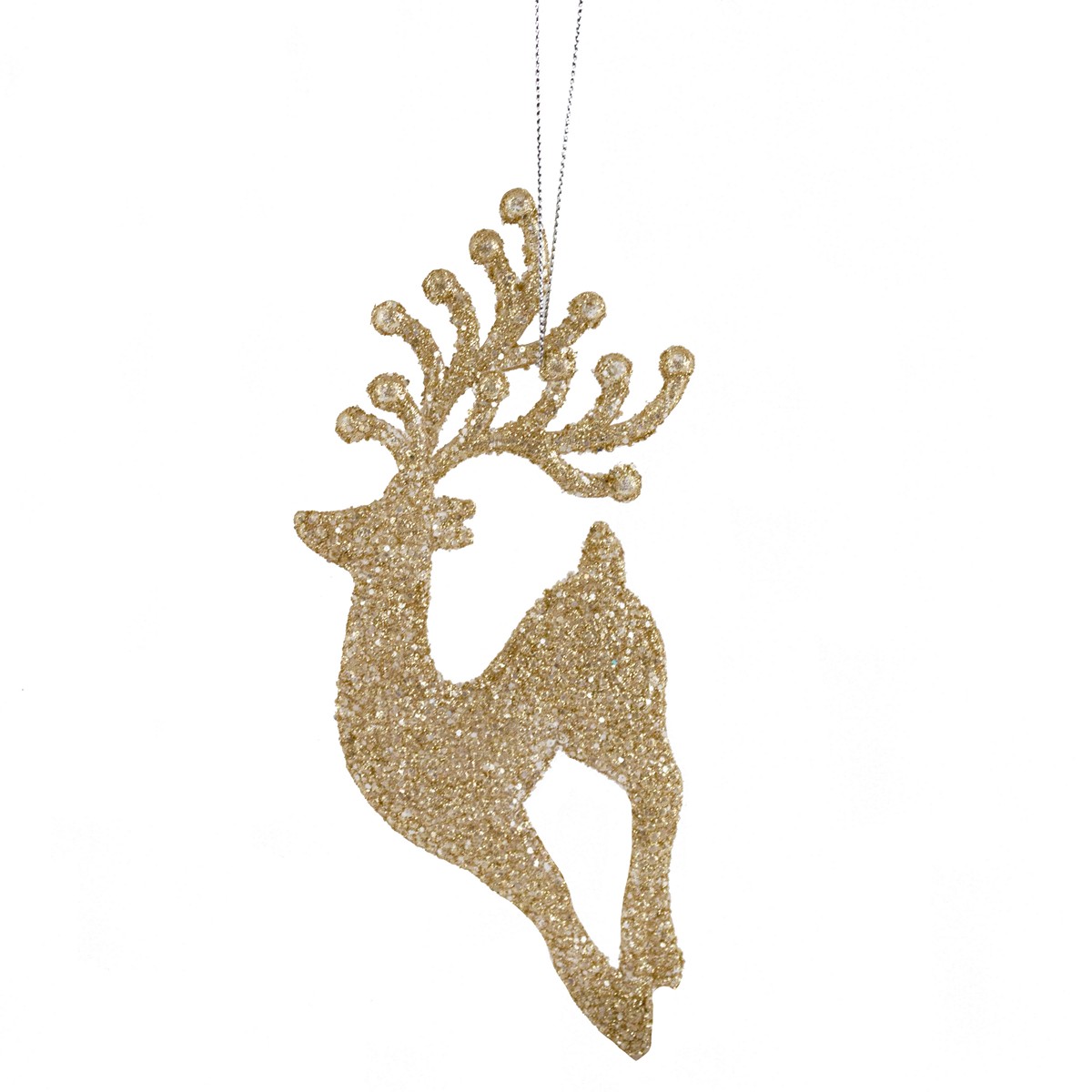 Изображение товара Подвесное украшение Олень из пластика 7х18 см - новогодний декор
