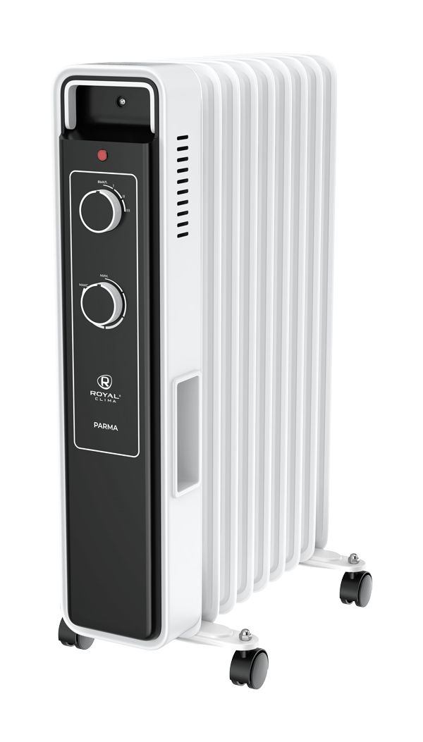 Изображение товара Масляный радиатор Royal Clima LAGGIO NERO ROR-LN9-2000M напольный электрический обогреватель