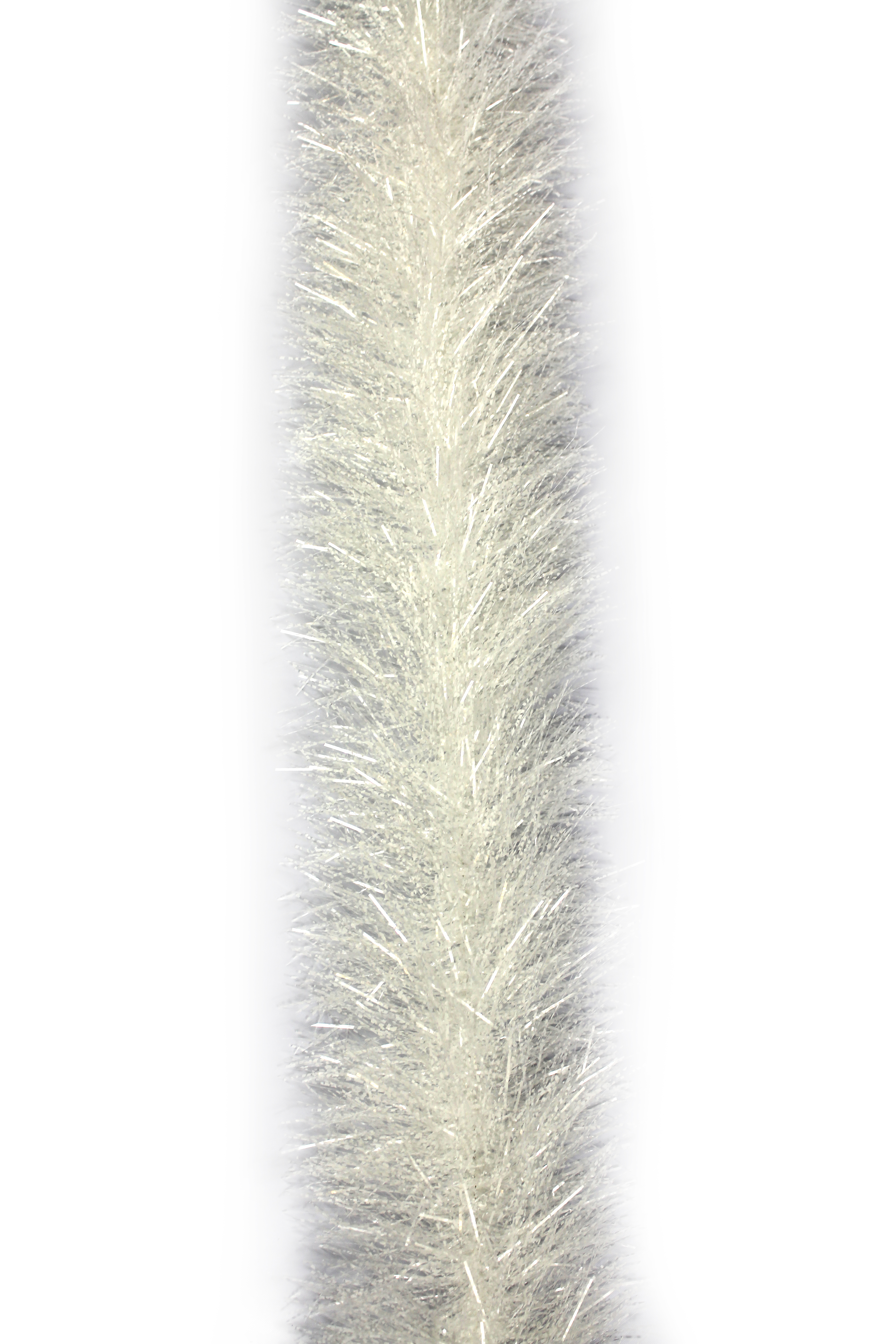 Изображение товара Мишура праздничная 125 мм х 2 м белая