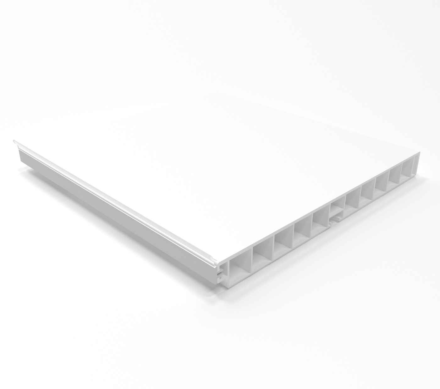 Изображение товара Цоколь для кухни 300х15 см ПВХ цвет белый