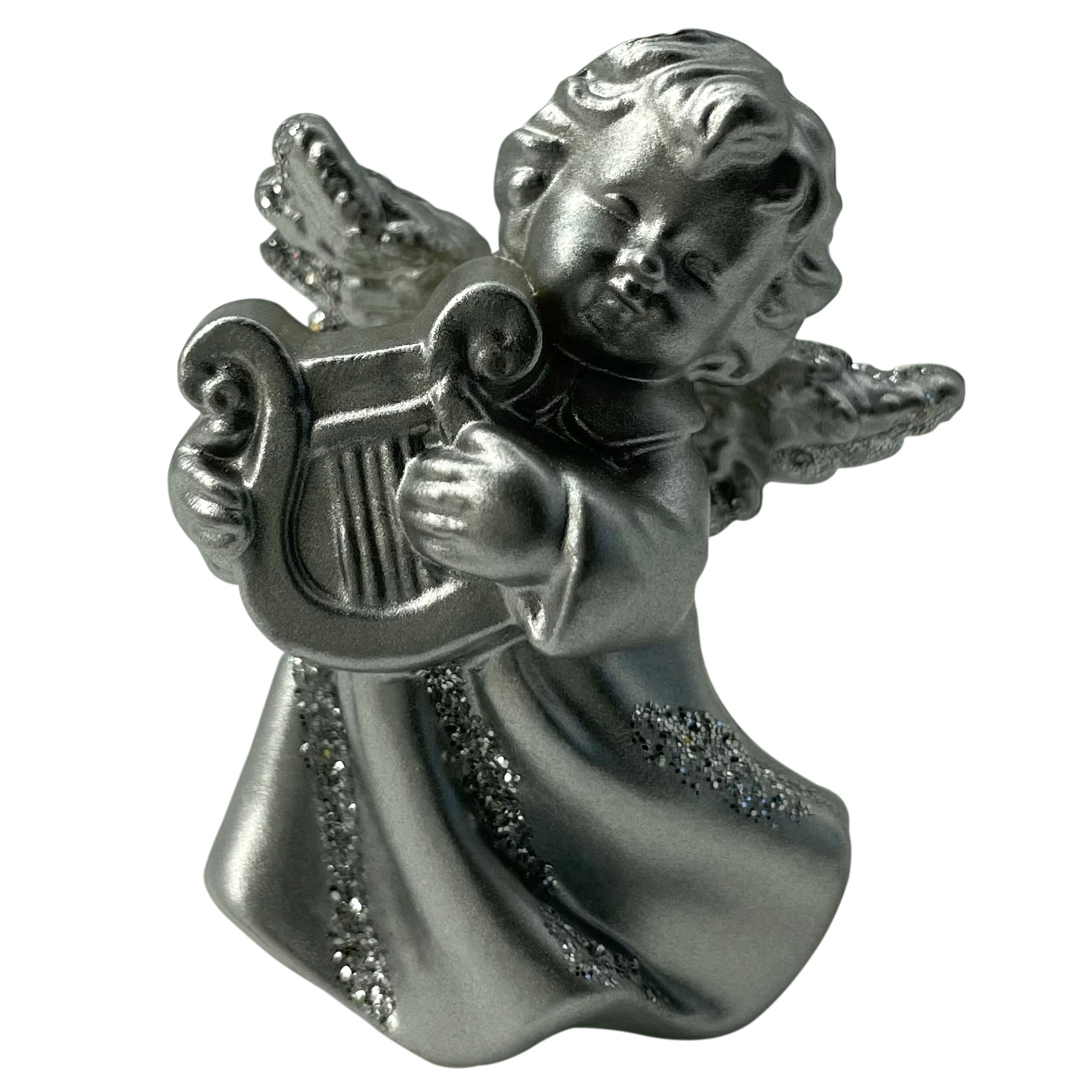Изображение товара Ангел с арфой (Серебро) Angel4-4 35х30х50 mm
