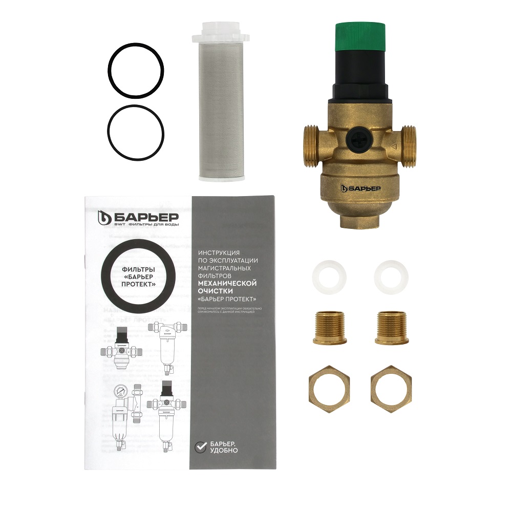 Изображение товара Редуктор давления БАРЬЕР ПРОТЕКТ 3/4 - стабилизация давления водопровода для фильтров