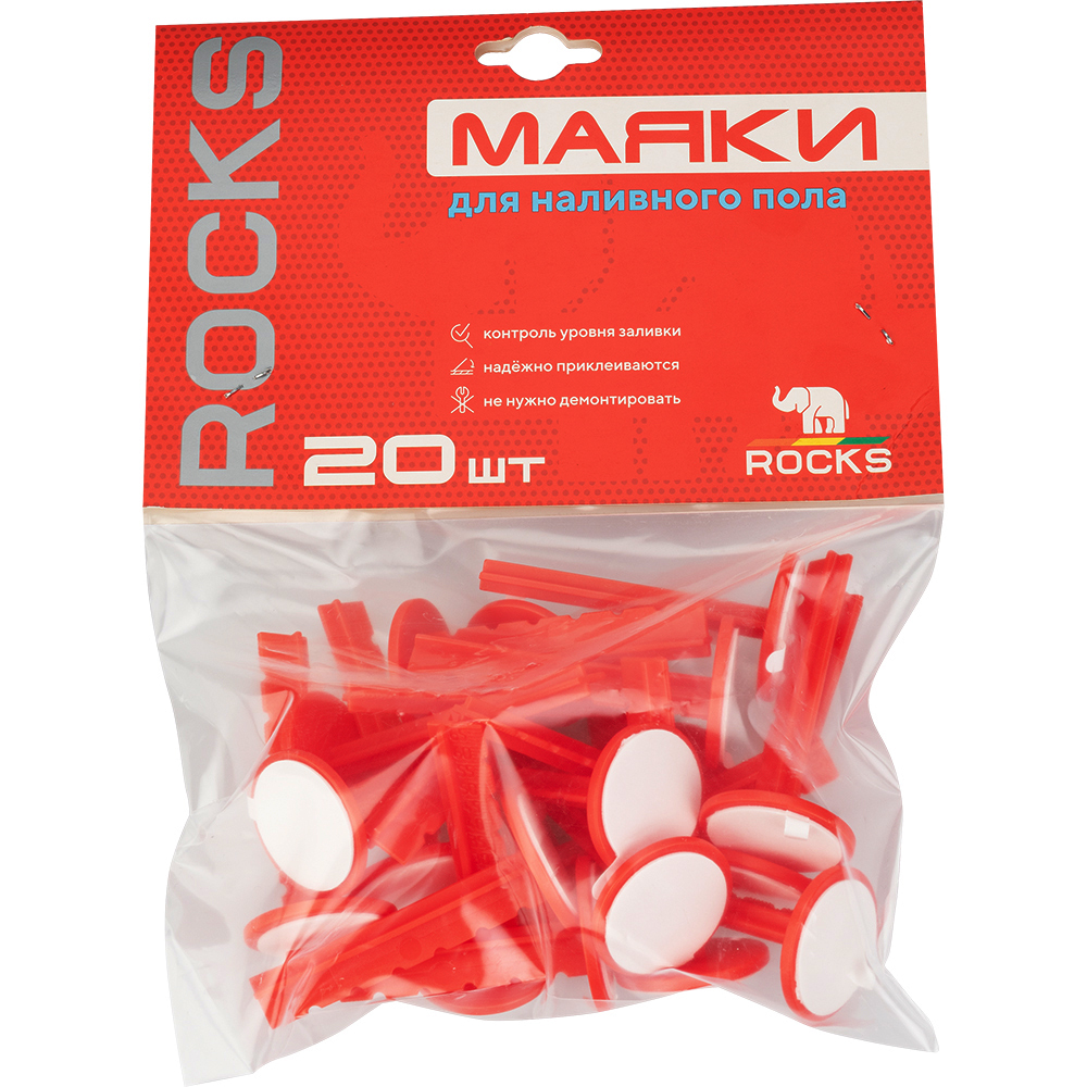 Изображение товара Маяки реперные для наливных полов ROCKS 20 шт