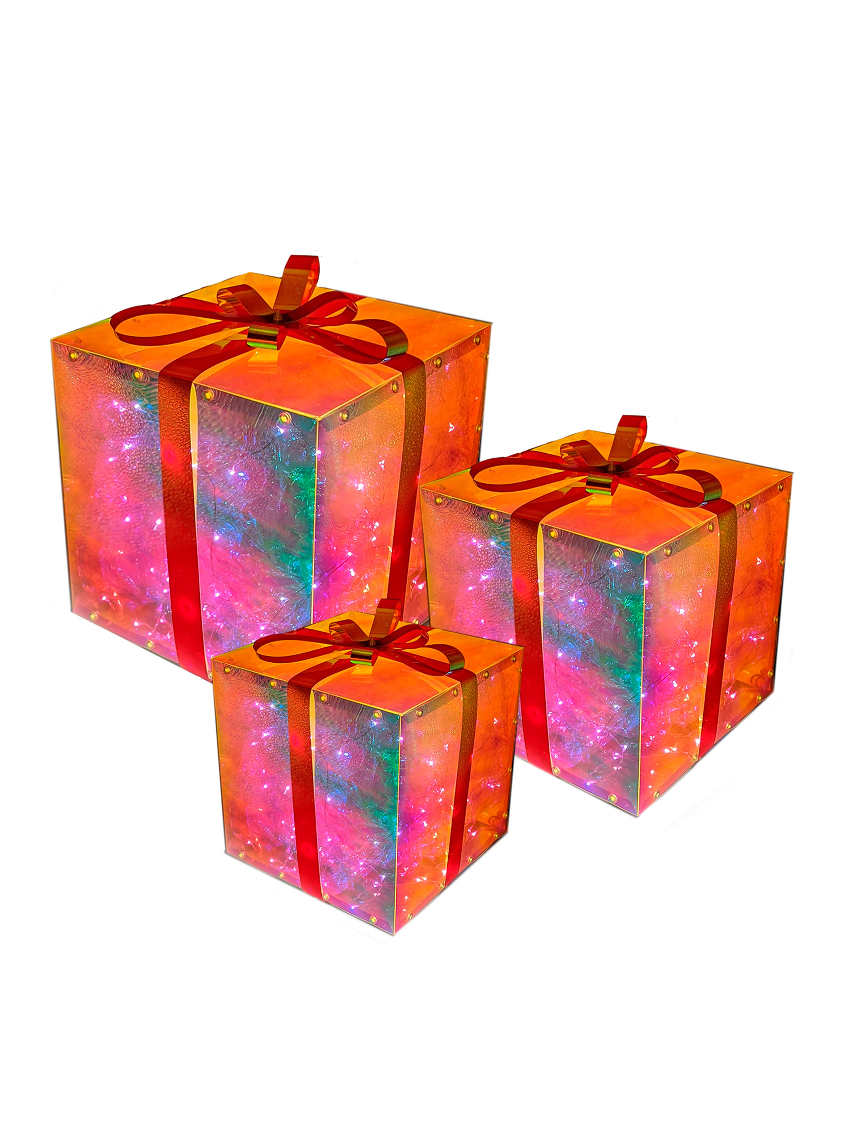 Изображение товара Декоративное украшение с LED-подсветкой ночное светящееся изделие набор из 3 шт