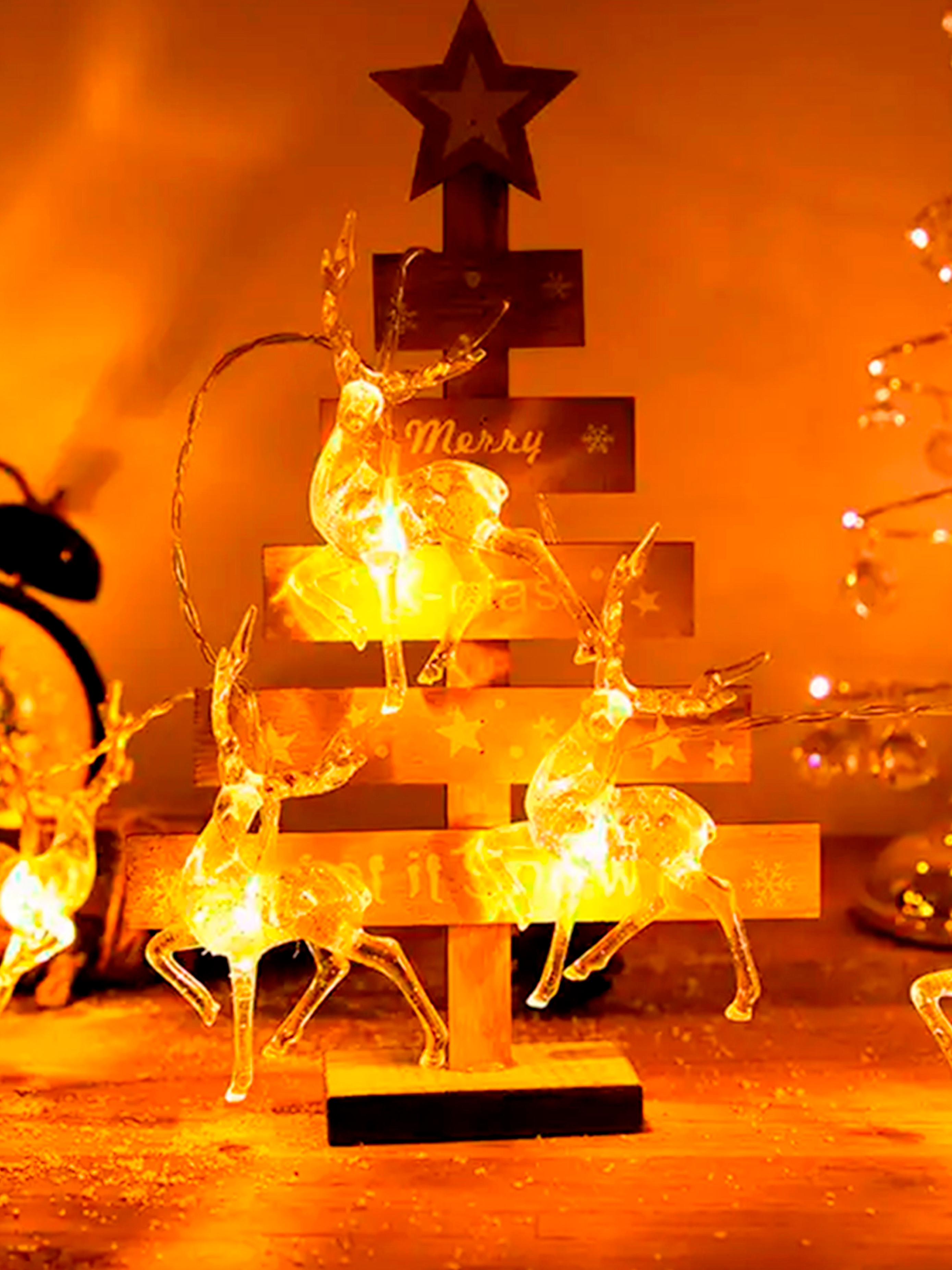 Изображение товара Новогодняя электрогирлянда на 10 LED ламп, 1,5 м, цвет белый