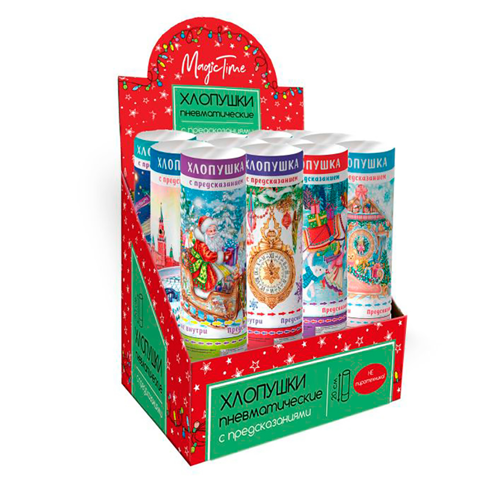 Изображение товара Праздничная пневмохлопушка на основе сжатого воздуха Magic Time
