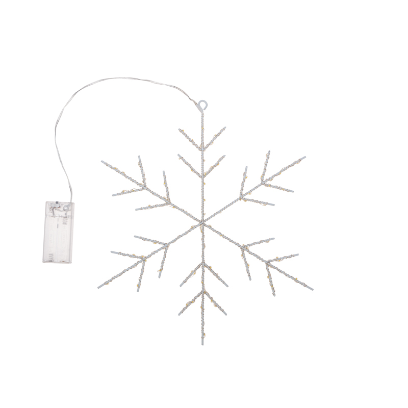 Изображение товара Светодиодная световая фигура Снежинка NEON-NIGHT теплый белый свет