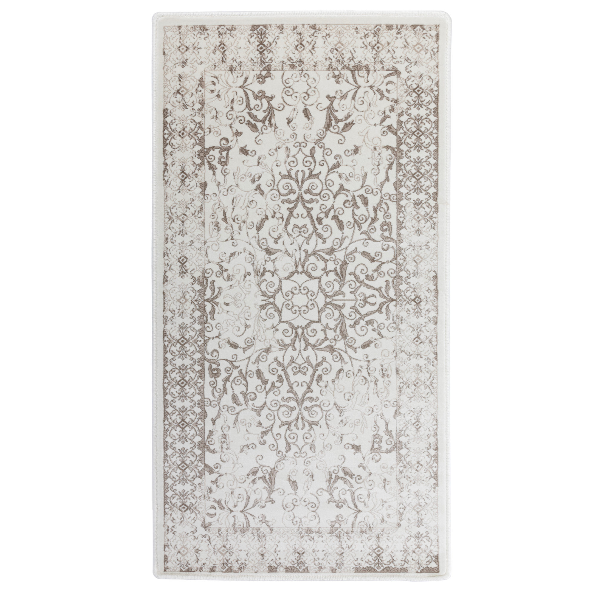 Изображение товара Ковер Вирджиния 0.8*1.5 прямоугольный для дома бежевый