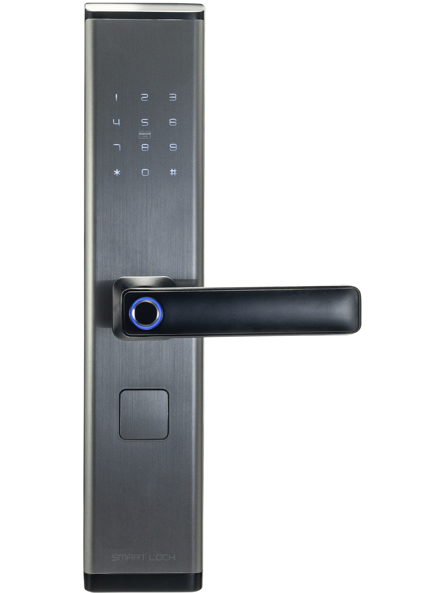 Изображение товара Умный электронный замок HSU 8881TT-TH с отпечатком и кодом для входных дверей