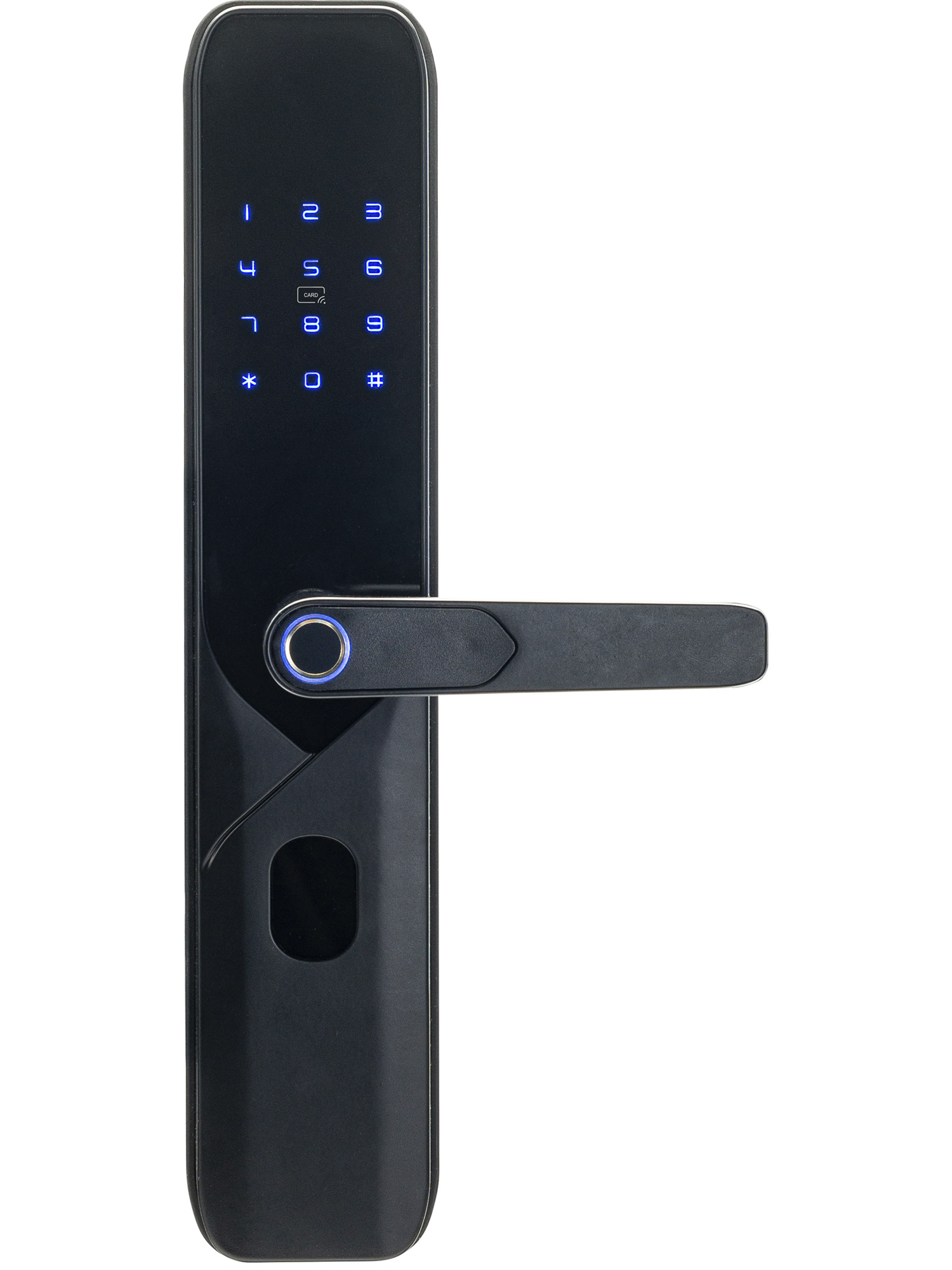 Изображение товара Умный электронный замок с кодом и отпечатком пальца HSU 8882TT-TH