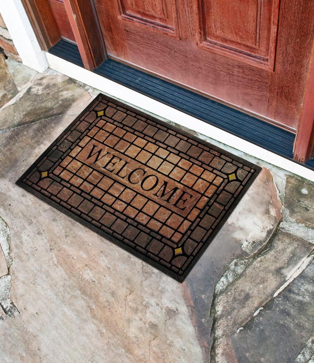 Изображение товара Коврик придверный флок. 45х75 см, HCM-04