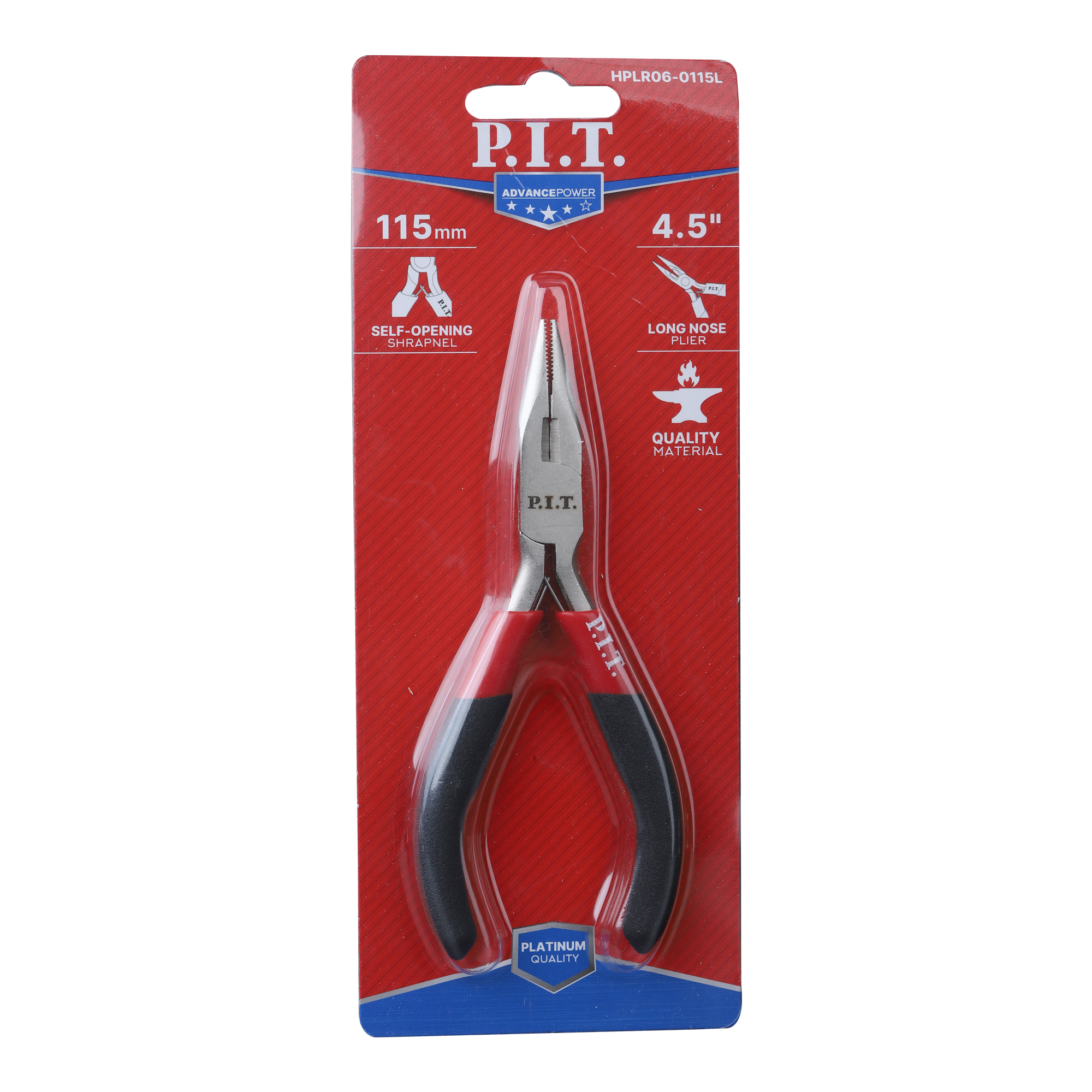 Изображение товара Длинногубцы мини, 115 мм P.I.T. (HPLR06-0115L)