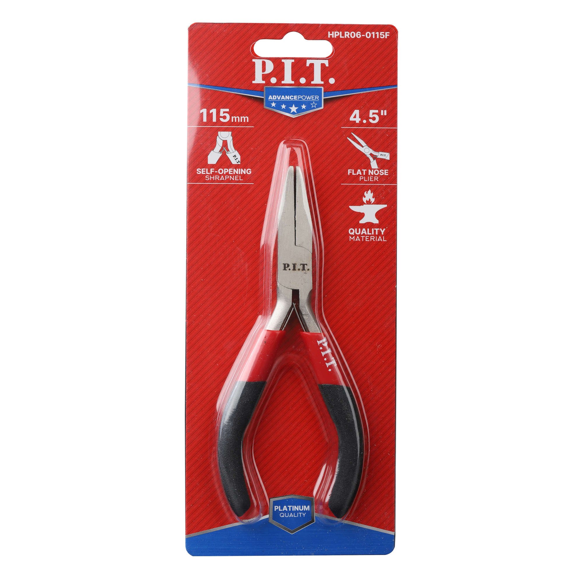 Изображение товара Плоскогубцы мини, 115 мм P.I.T. (HPLR06-0115F)