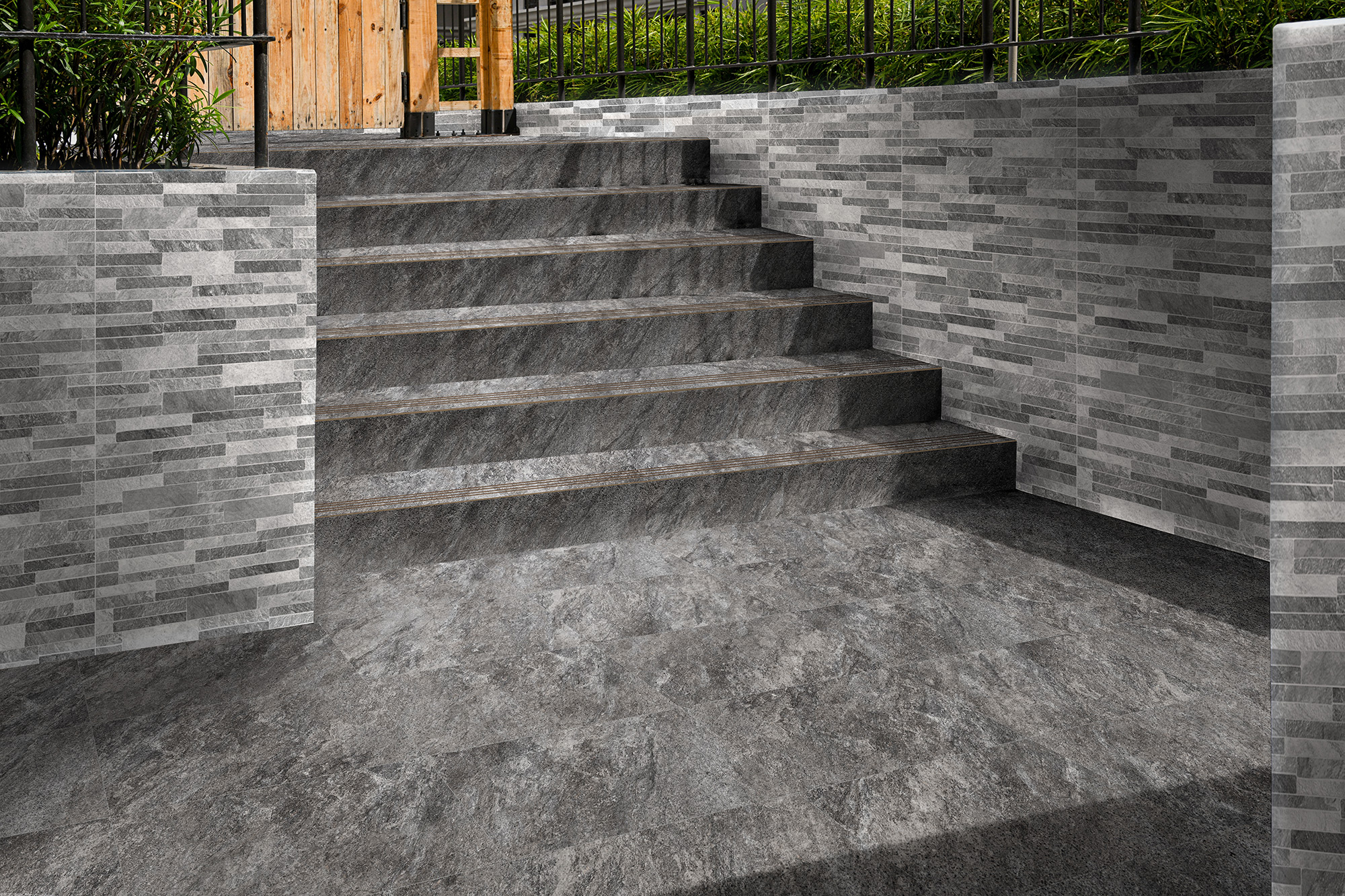 Изображение товара Ступень Керамическая Global Tile Thor_Gt Серый 30X60 см 1 шт.
