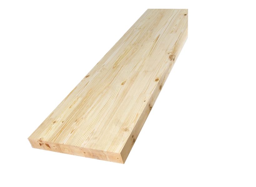 Изображение товара Тетива 60х300х4000 мм сорт АВ хвоя, деревянный элемент для лестниц от SidWood