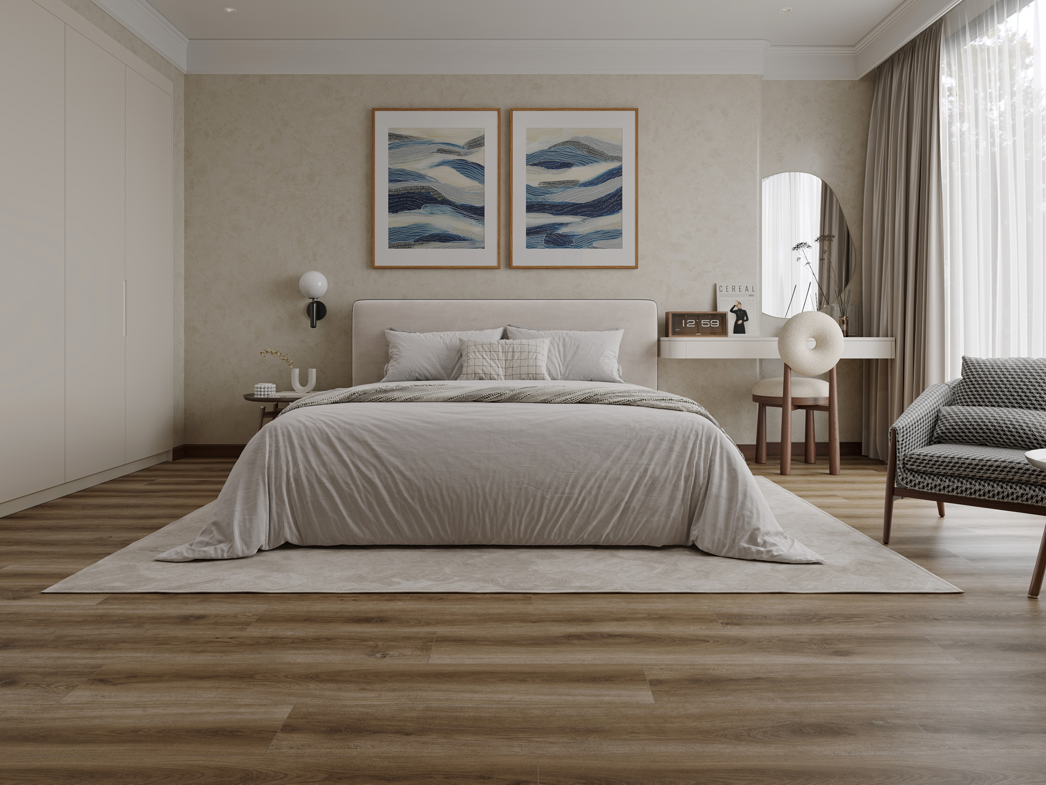 Изображение товара Ламинат Alpine Floor Aura Дуб Болонья 8 мм 33 класс для дома и бизнеса