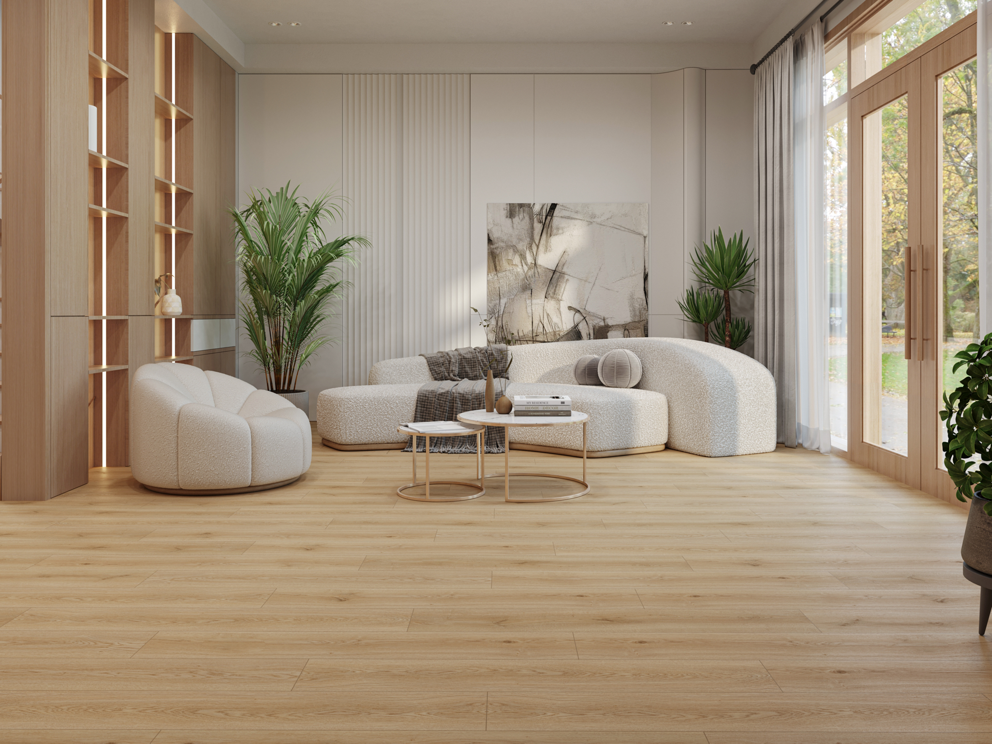 Изображение товара Ламинат Alpine Floor Aura Дуб Сиена 33 класс 8 мм 2,4116 м² для дома и коммерции