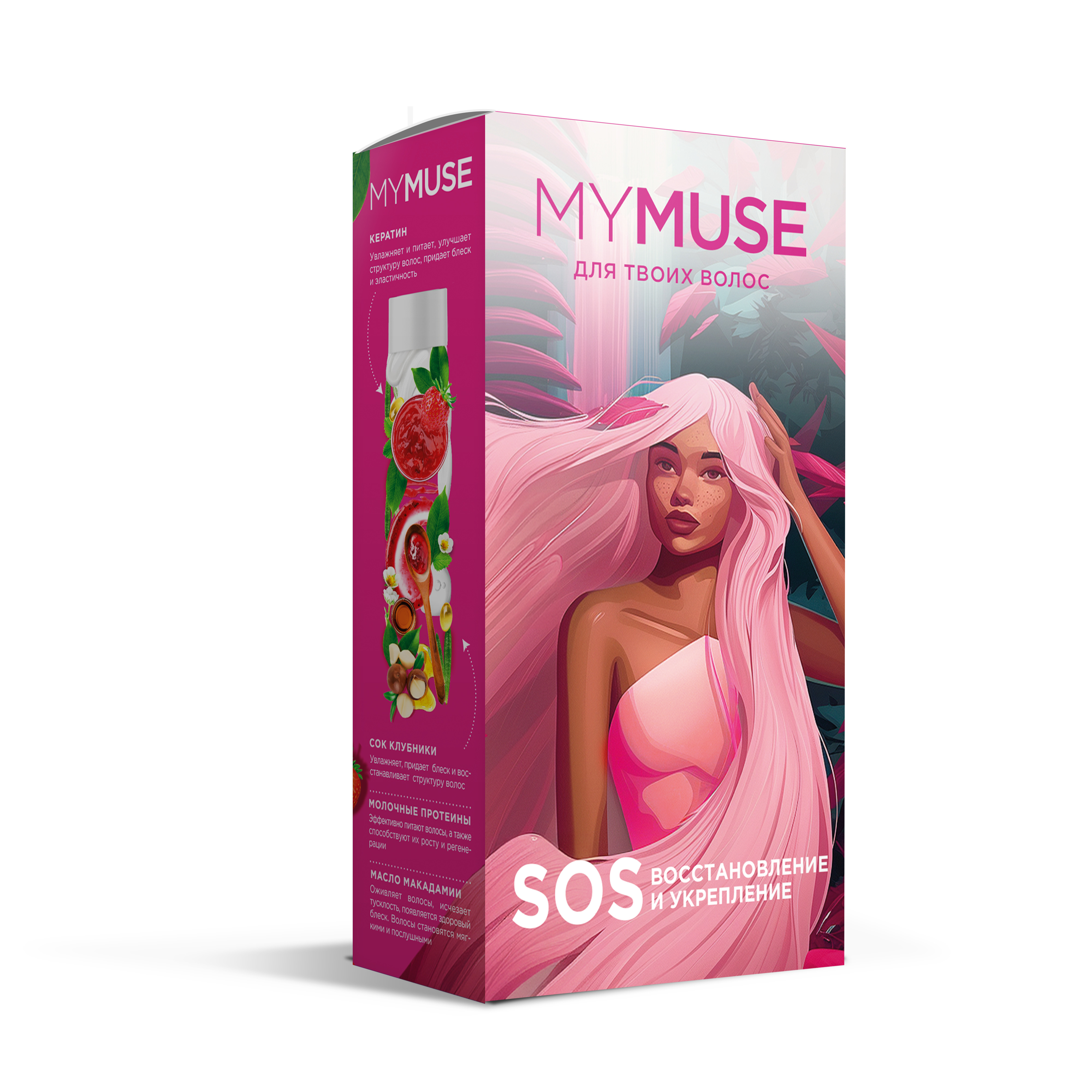 Изображение товара Подарочный набор MY MUSE шампунь и бальзам SOS-восстановление 250 мл