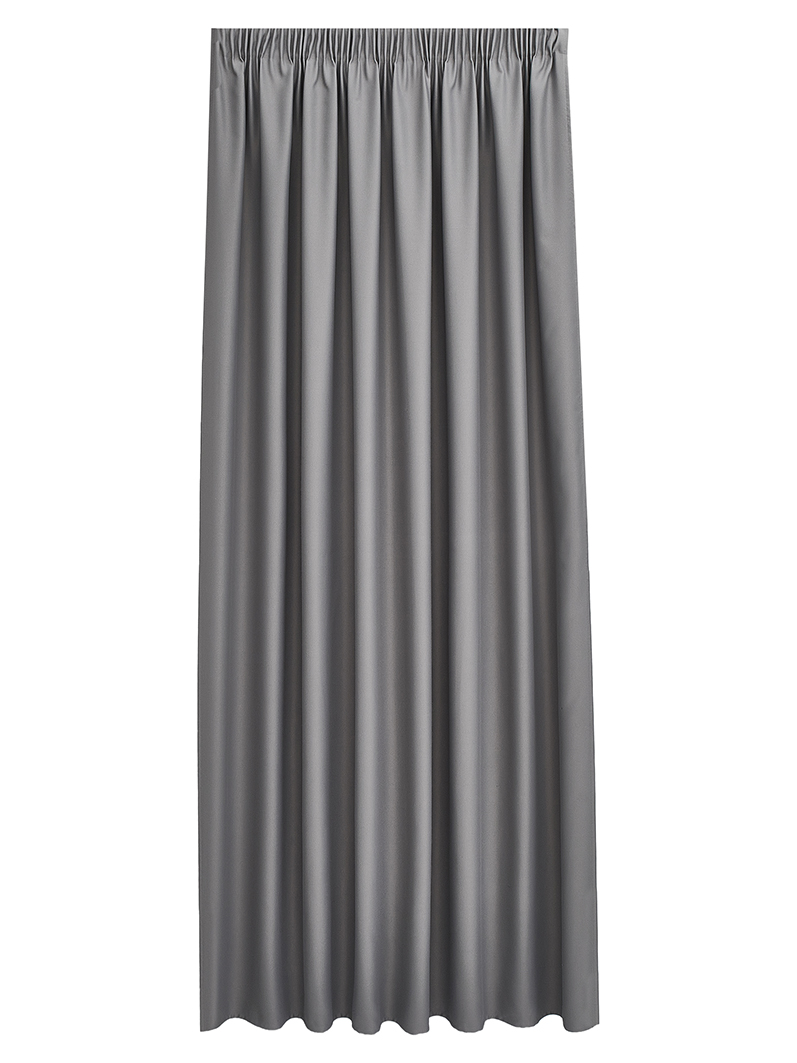 Изображение товара Блэкаут штора из сатина Decofest Омбра 200х280 светло-серая