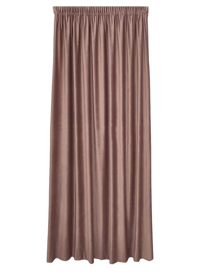 Изображение товара Штора портьера Decofest Виолетта велюр 200x280 см с регулируемой высотой