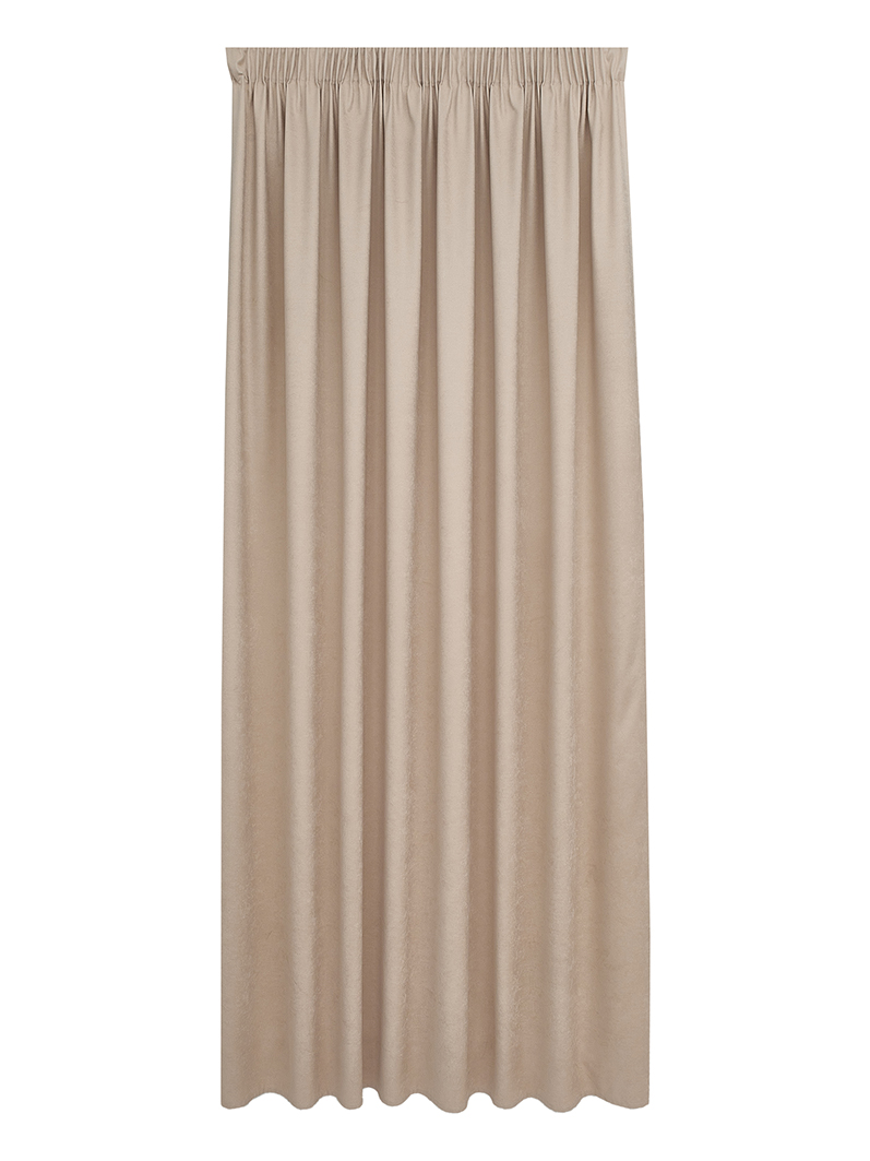 Изображение товара Штора портьера Decofest Софи канвас 200х280 светло-бежевый, подходит для гостиной и спальни