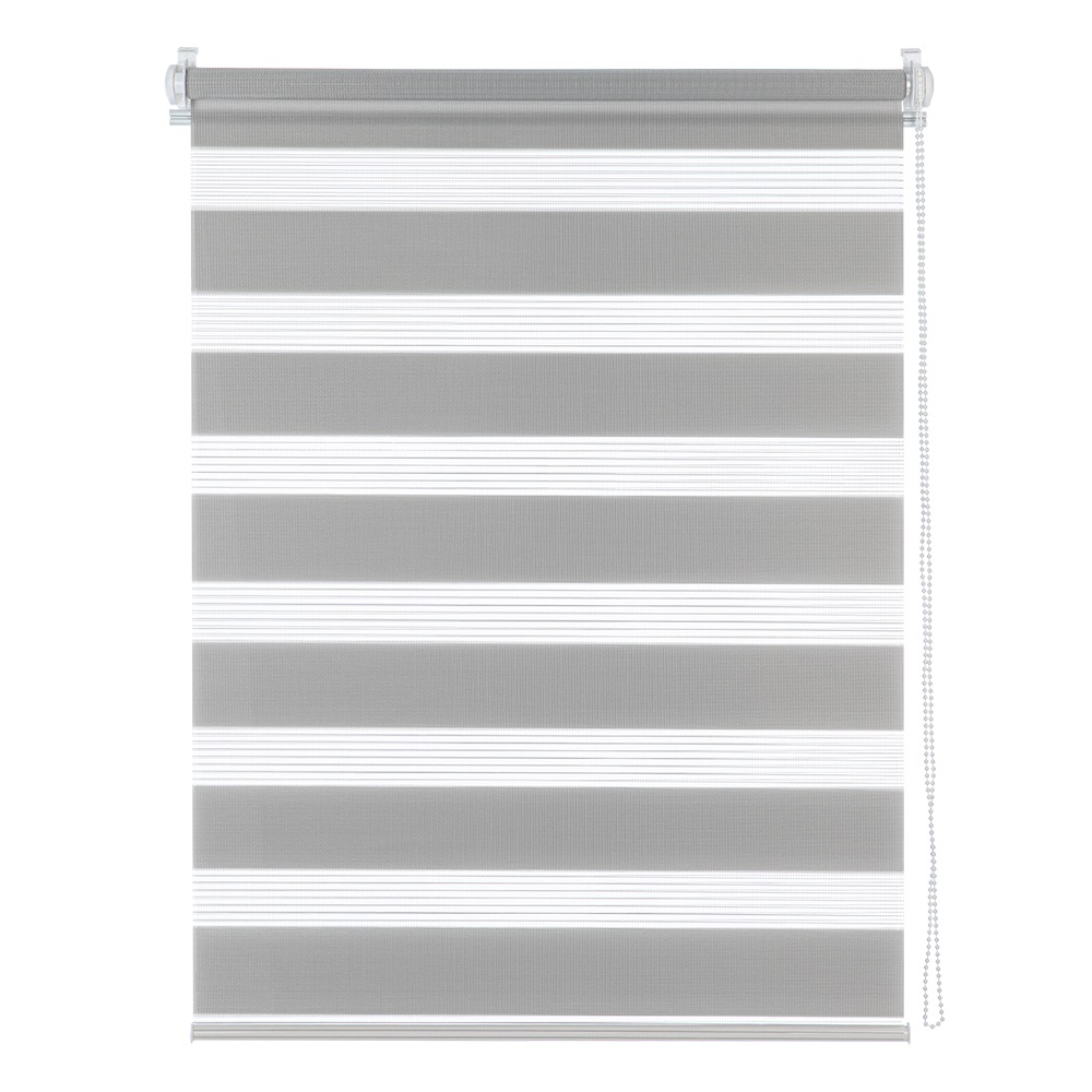 Изображение товара Рулонная штора Decofest день/ночь Бейс 080x160 Серый