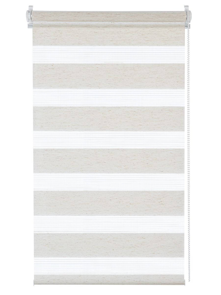 Изображение товара Рулонная штора Decofest день/ночь Бейс 080x160 Эко-бежевый