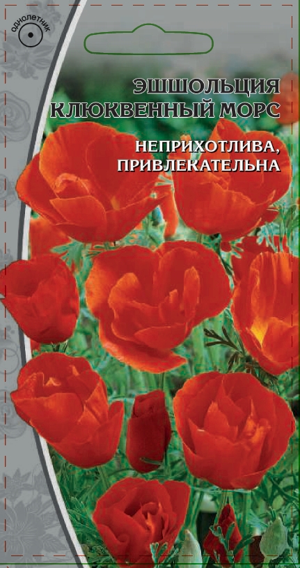 Изображение товара Семена Эшшольция Клюквенный морс 0,4 г