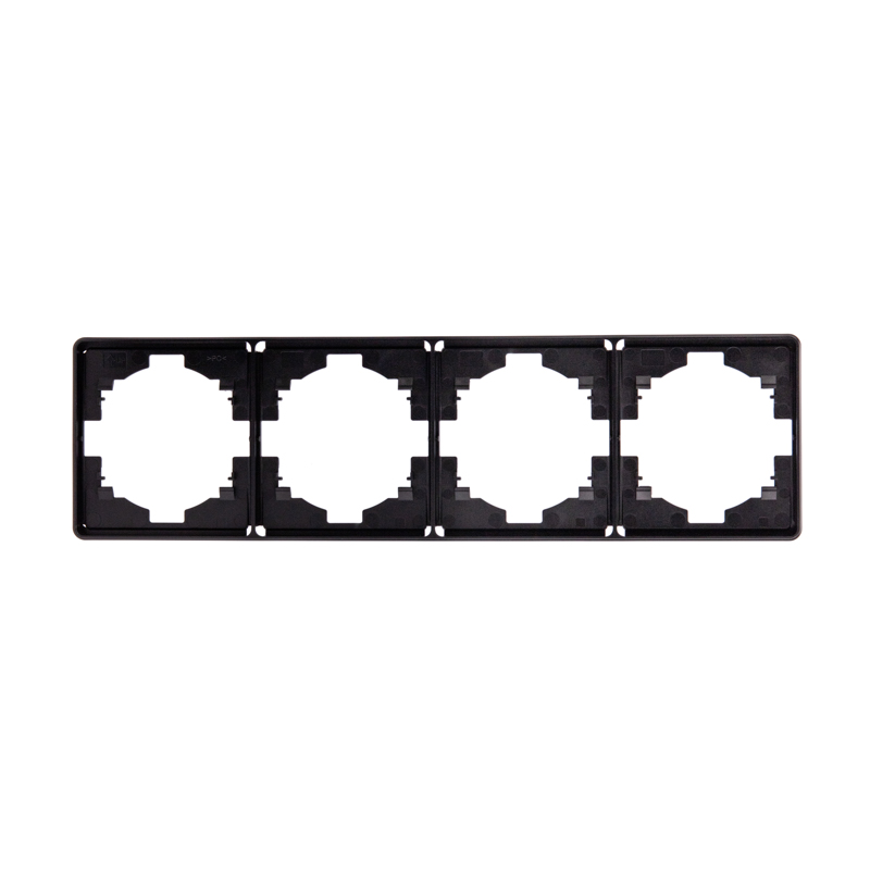 Изображение товара Рамка Kranz Round 4-постовая оникс