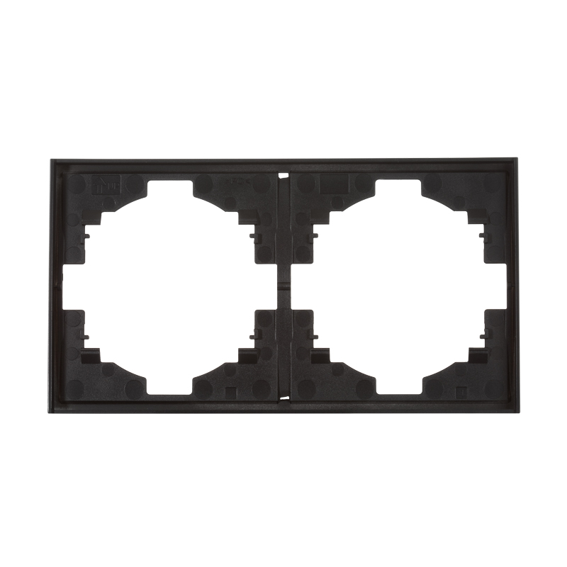 Изображение товара Рамка Kranz Strong 2-постовая антрацит