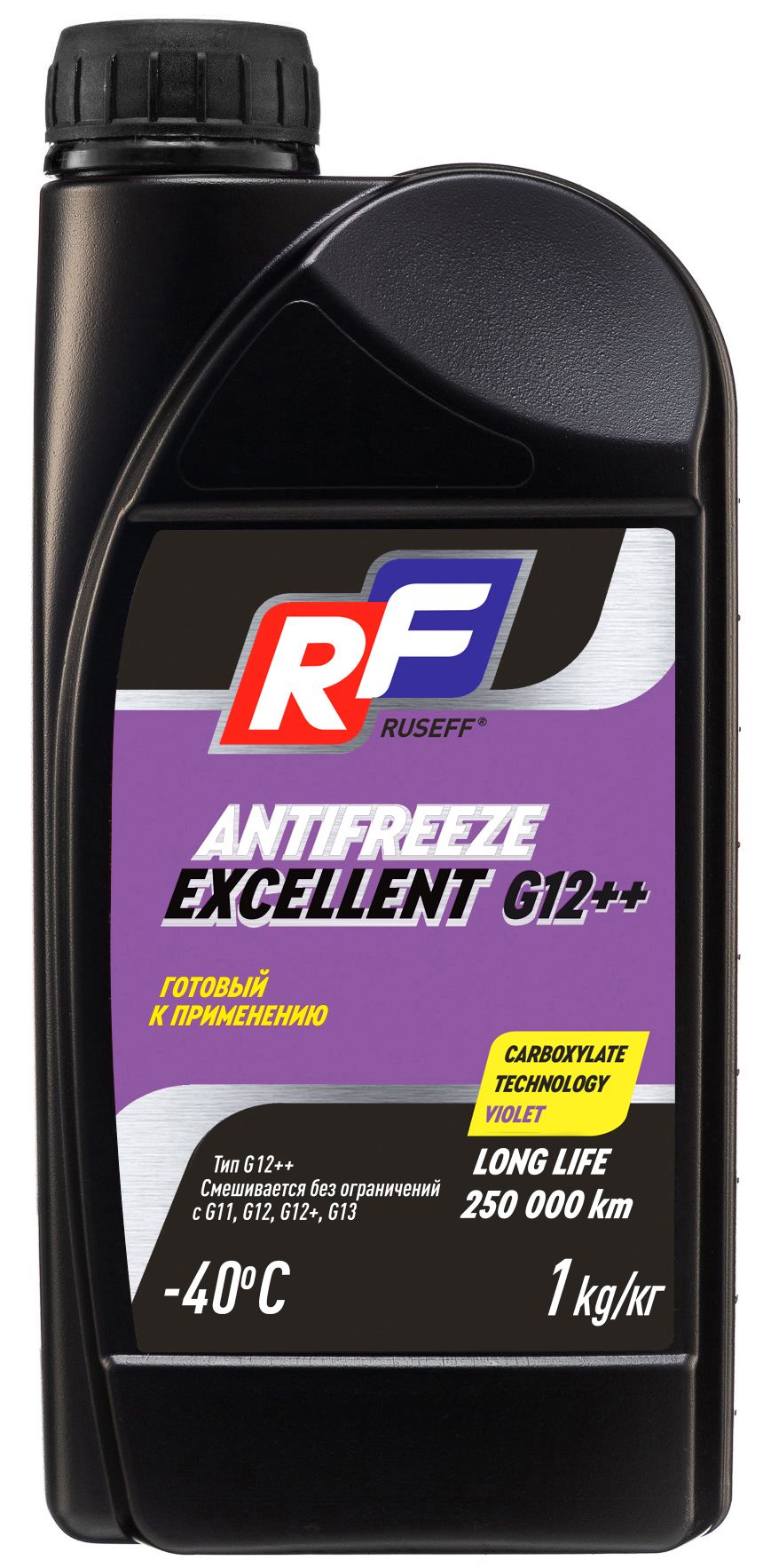 Изображение товара Антифриз Ruseff EXCELLENT G12++ готовый 1 л для защиты двигателя