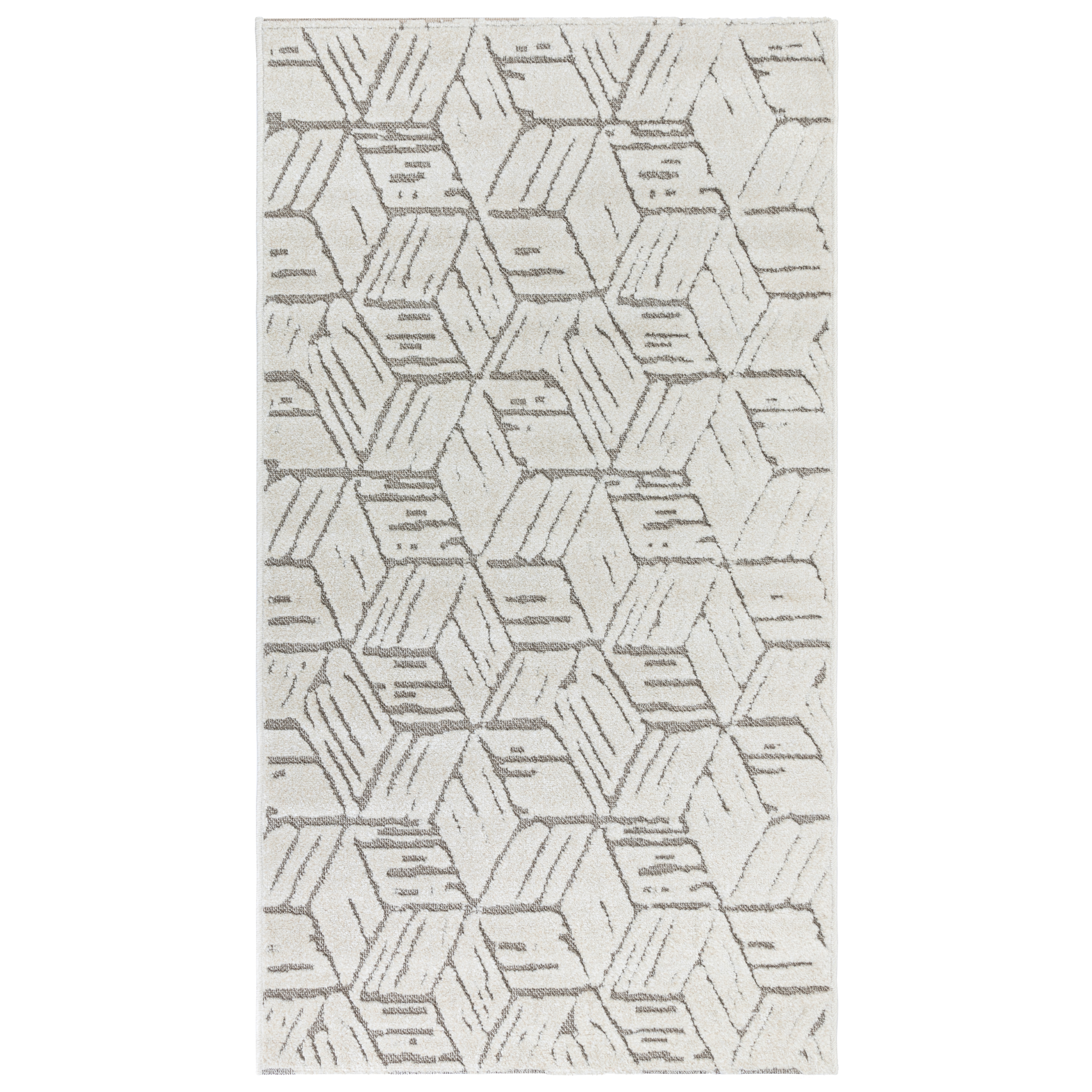 Изображение товара Ковер из полипропилена размер 0.8x1.5 м дизайн M699B Cream/Fume