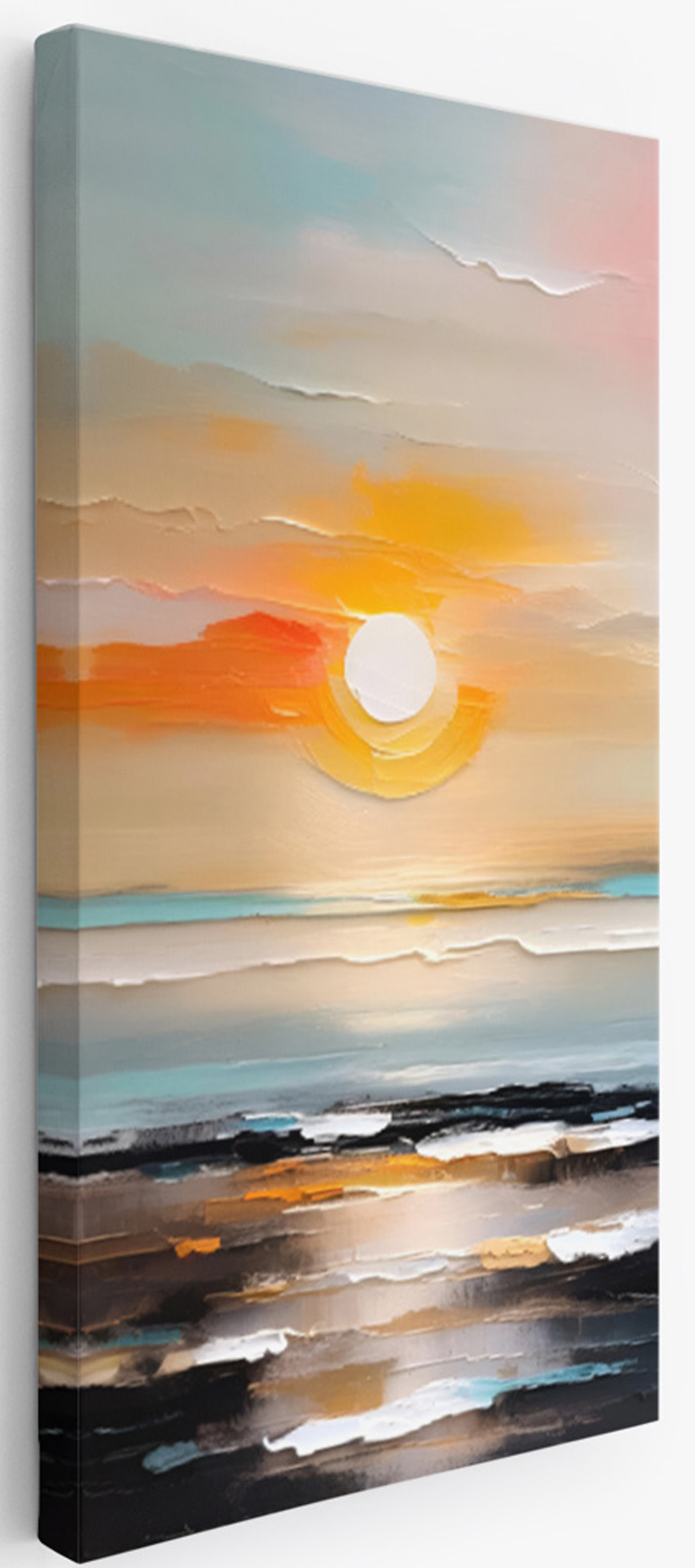 Изображение товара Картина Морской закат - декоративное произведение искусства на холсте